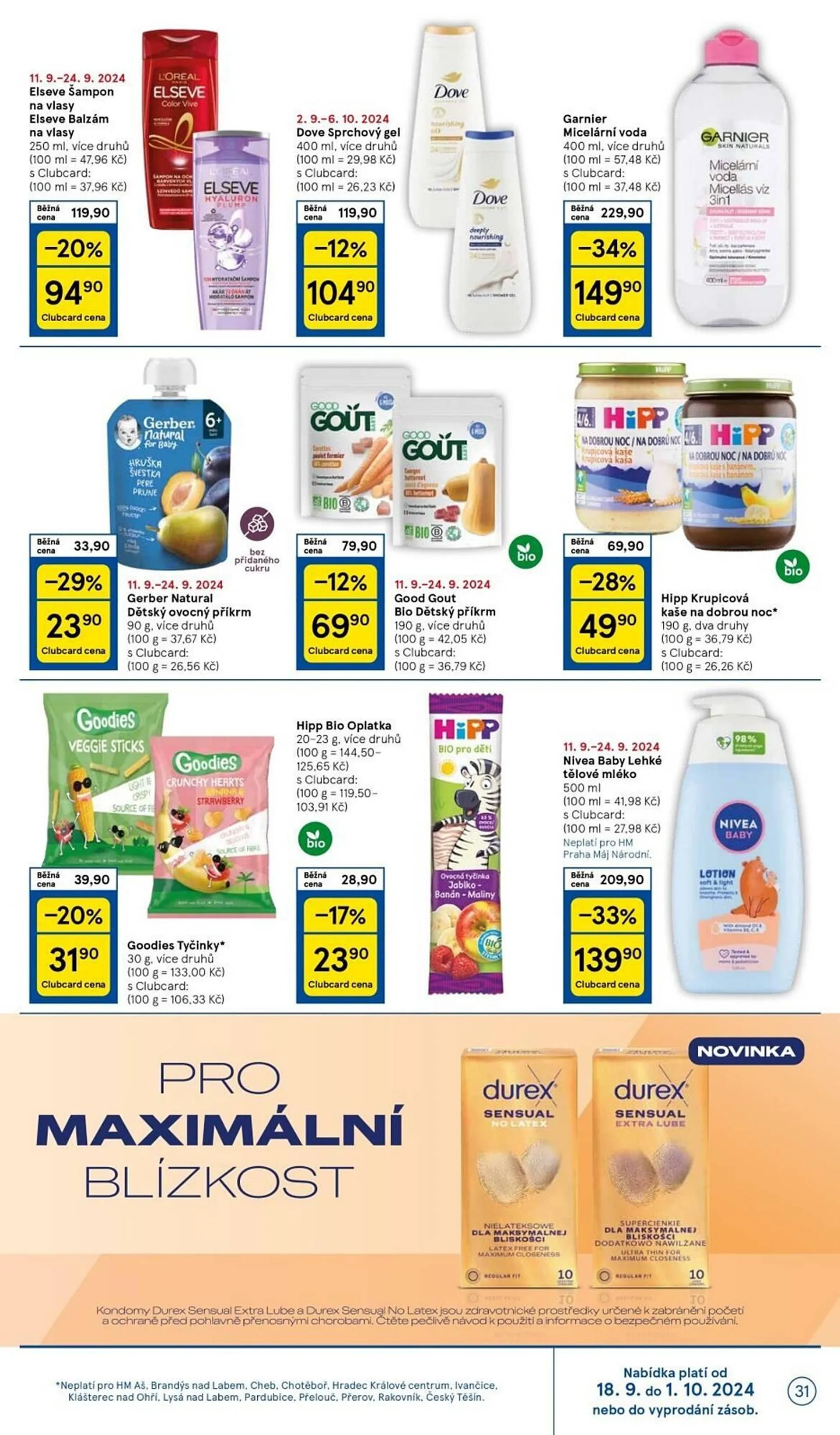 Tesco leták - 18. září 24. září 2024 - Page 31