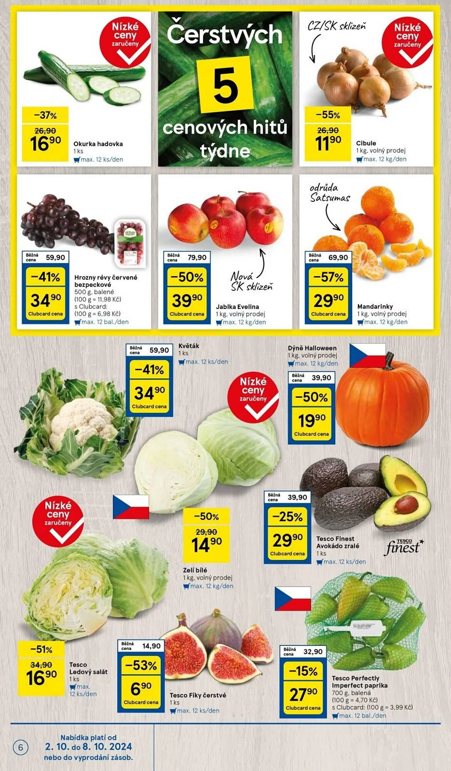 Tesco leták - 2. října 8. října 2024 - Page 6