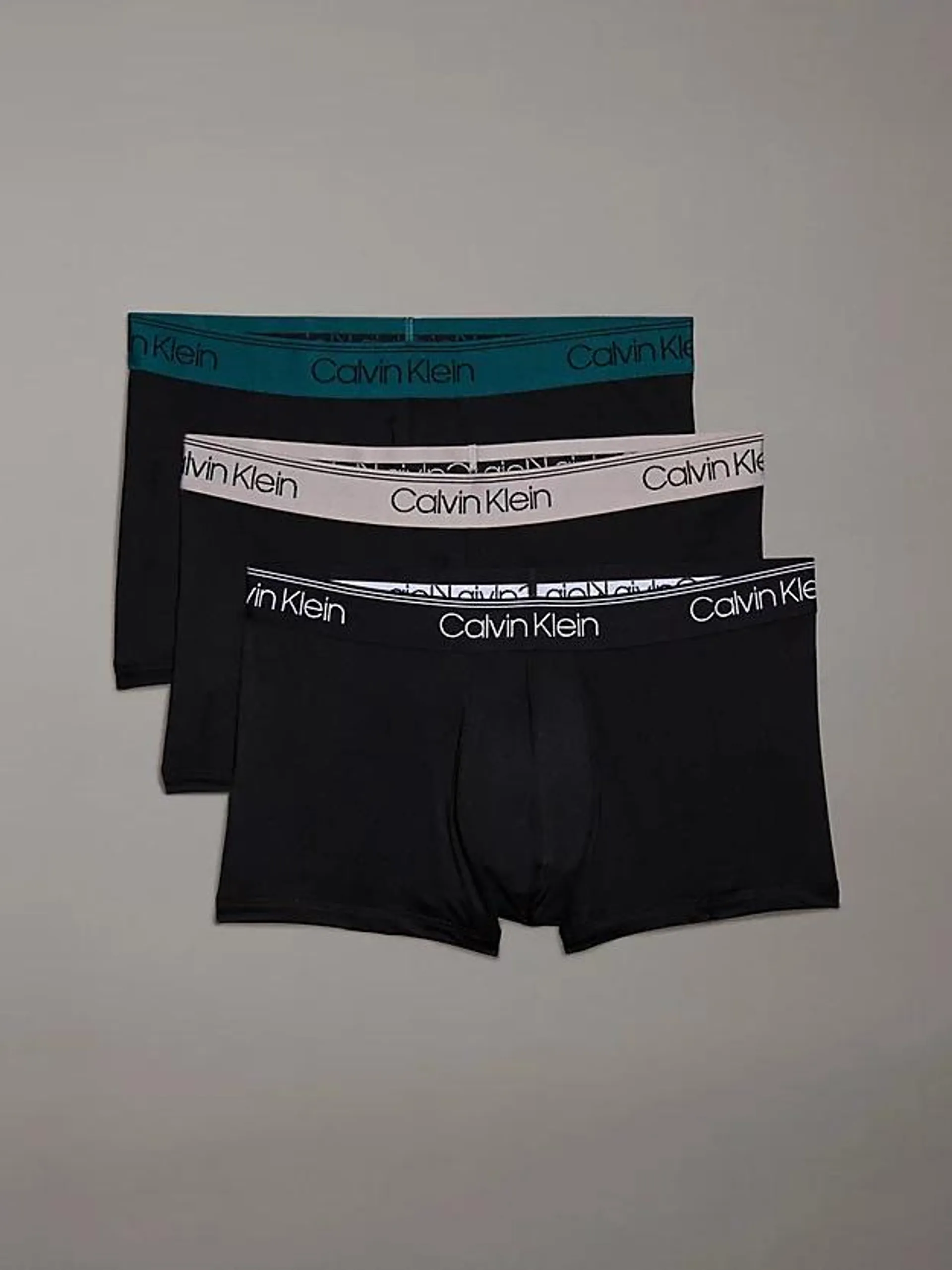 3 Pack Low Rise Trunks - Micro Stretch