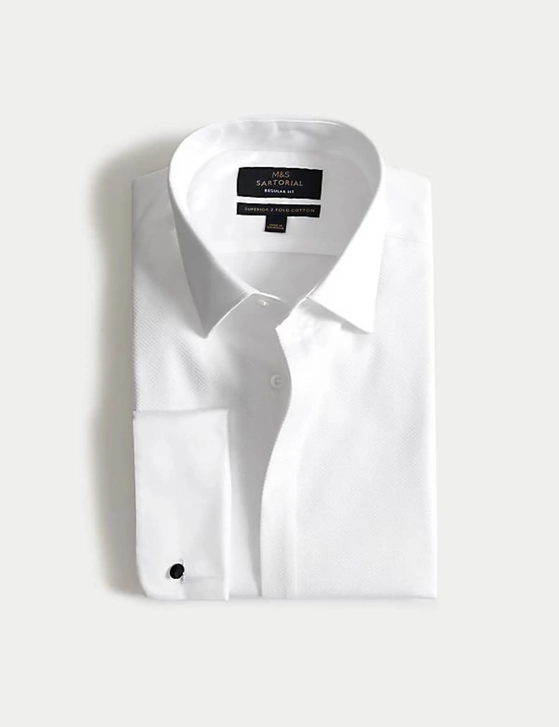 Košile klasického střihu z čisté bavlny s texturou, snadné žehlení