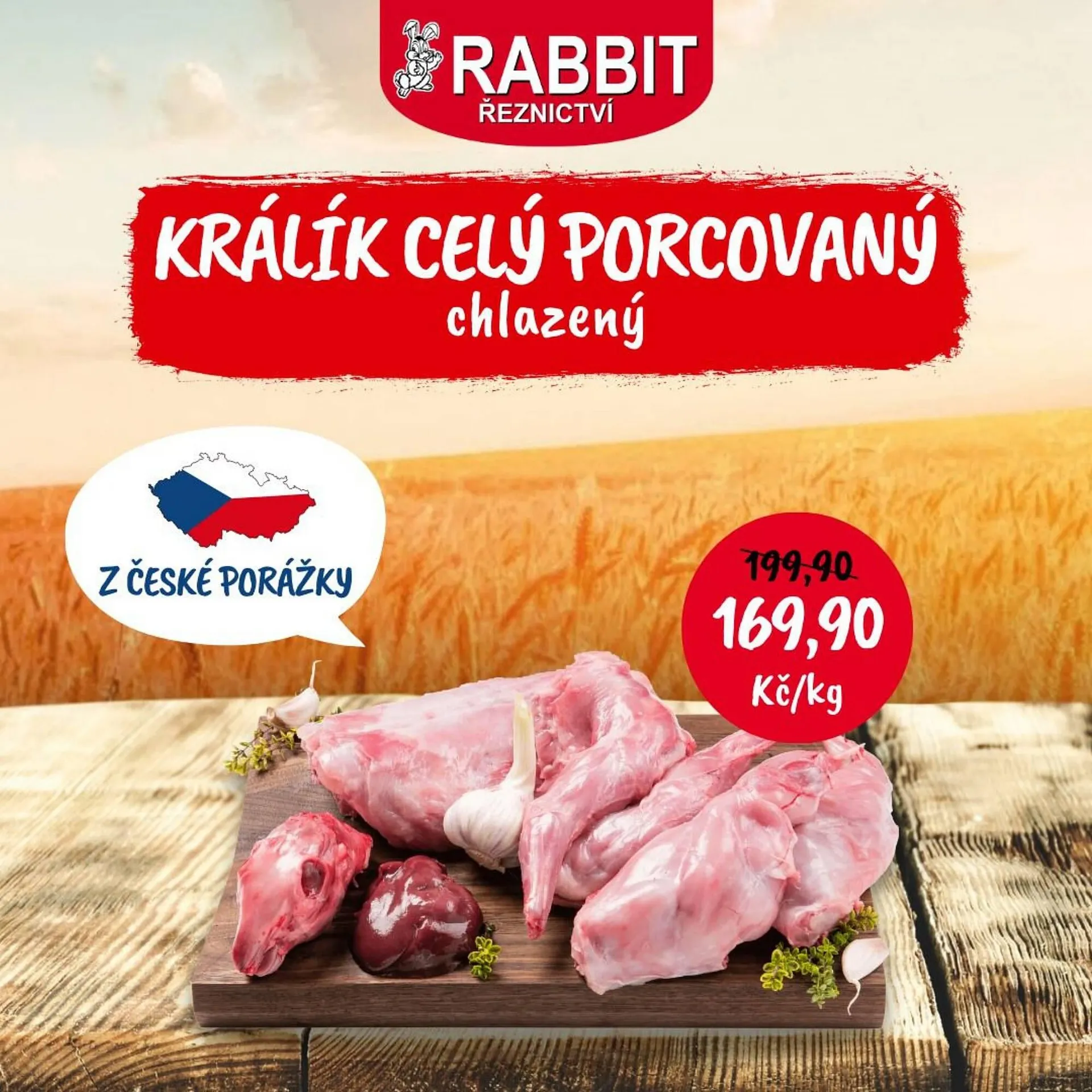 RABBIT řeznictví leták - 1