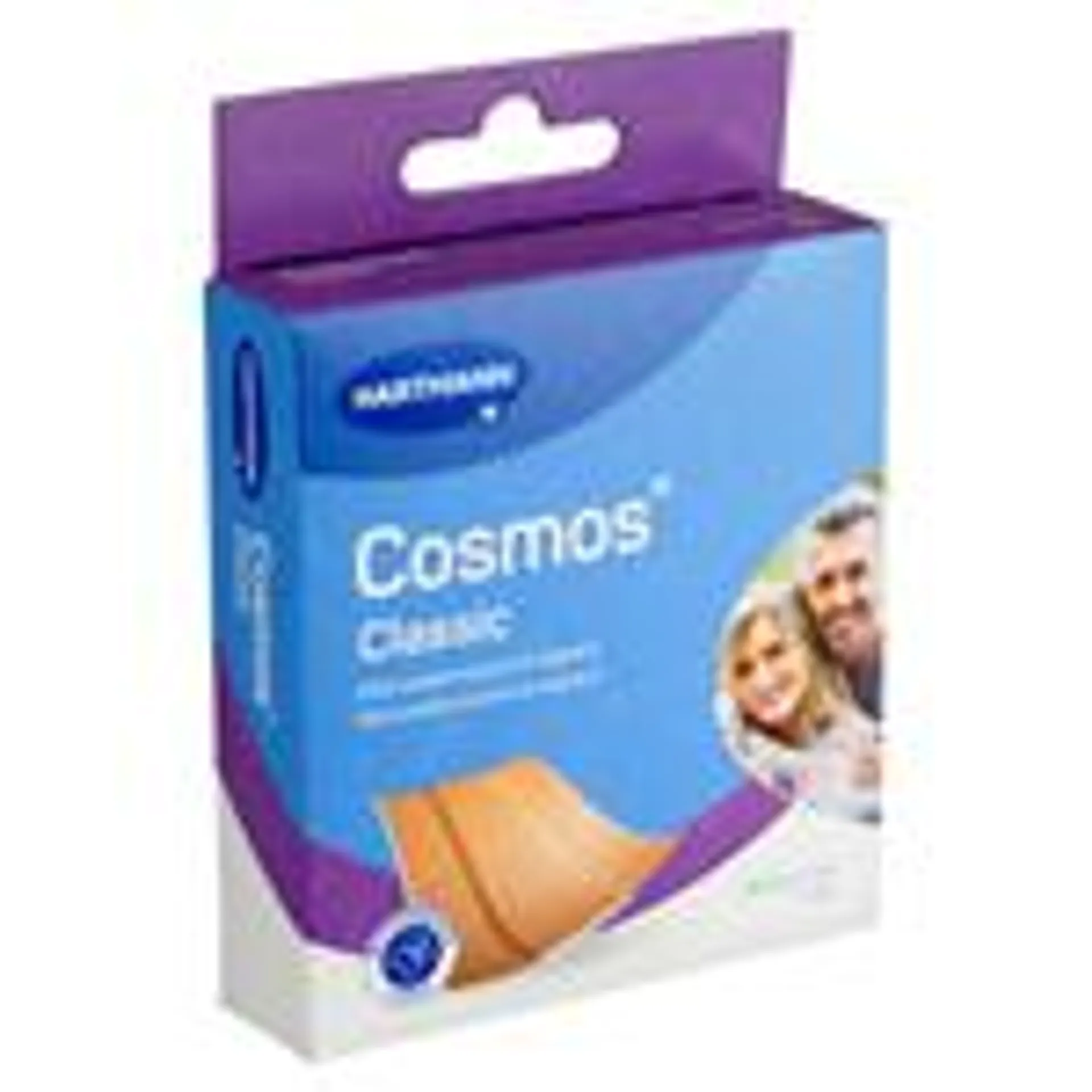 Hartmann Cosmos Classic otěruvzdorná pevná náplast 8 cm x 1 m 1 ks