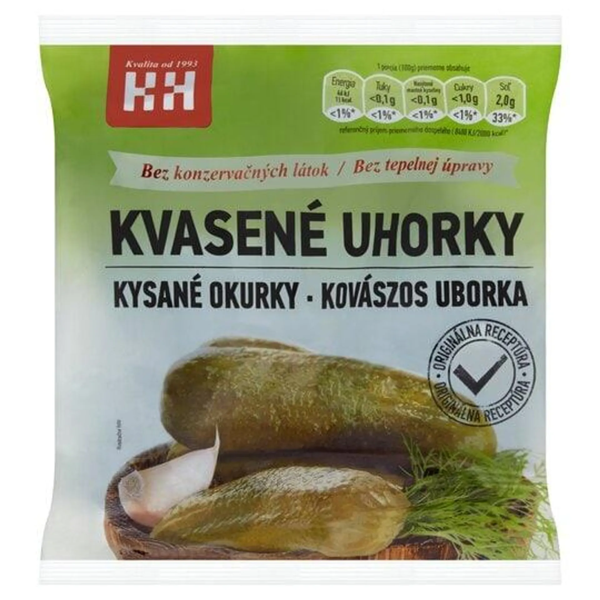 H+H Kysané okurky 800g