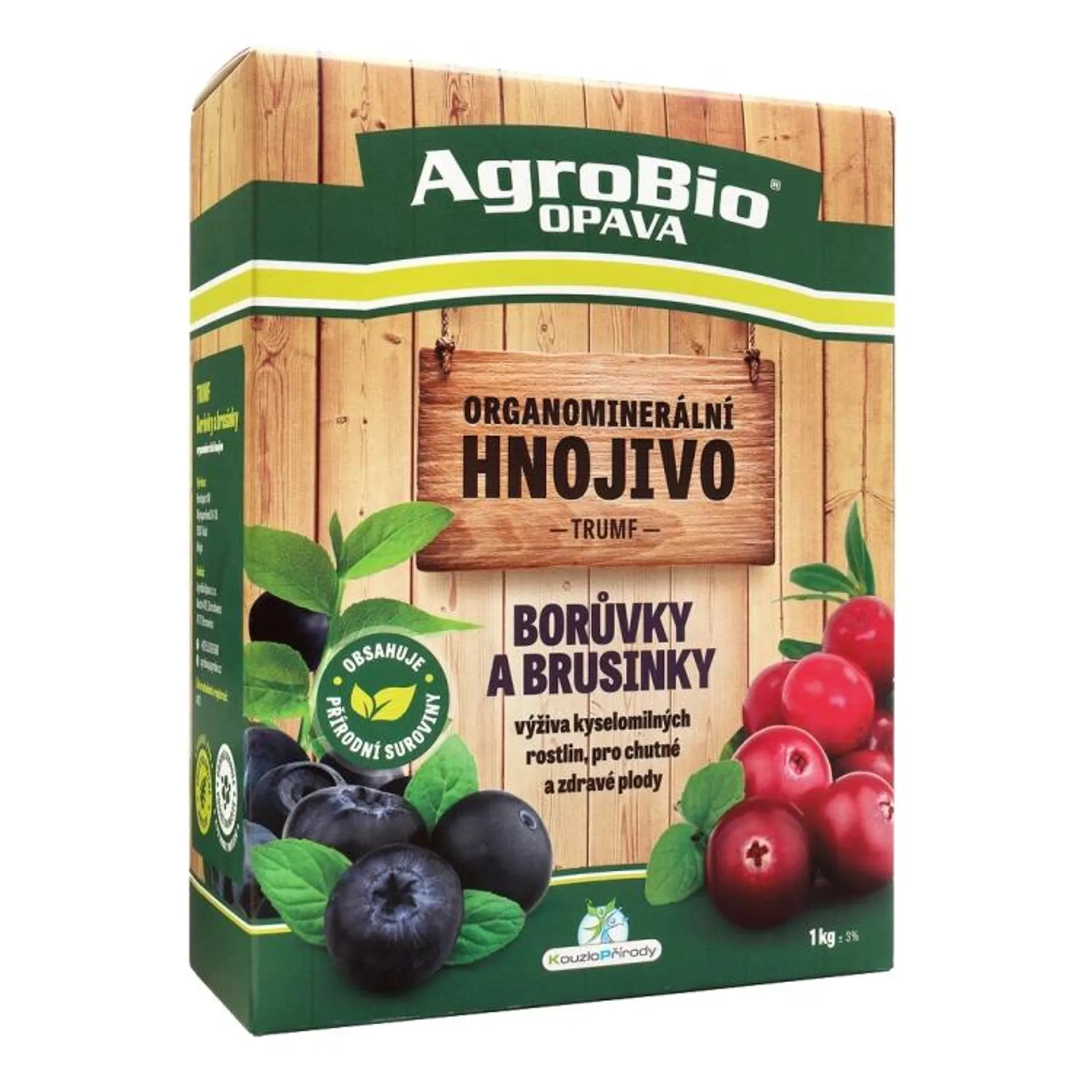 AgroBio Trumf borůvky a brusinky organické hnojivo, 1 kg