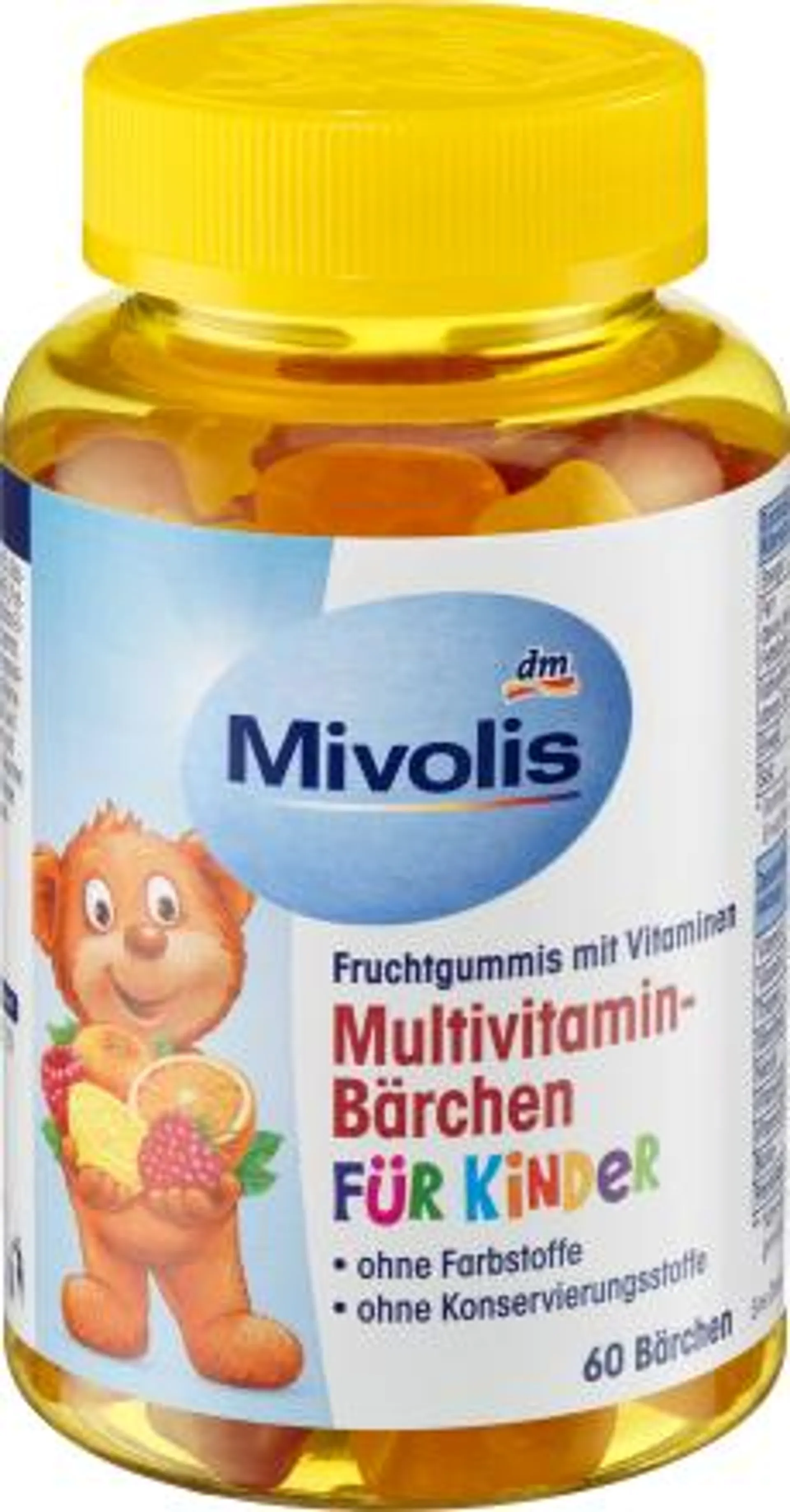 multivitamínoví medvídci, 60 ks