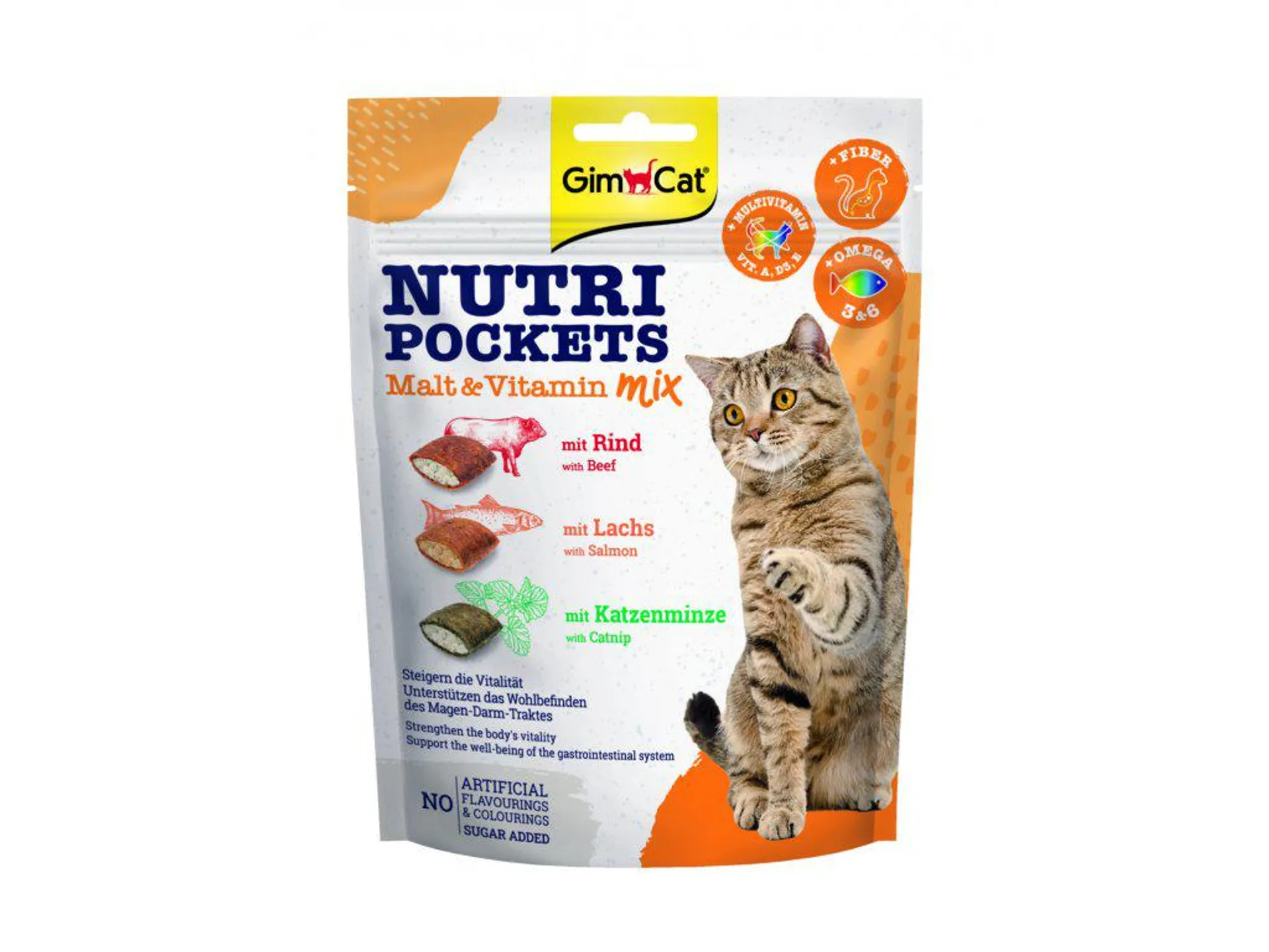 GimCat Nutri Pockets Malt & Vitamín Mix 150 g