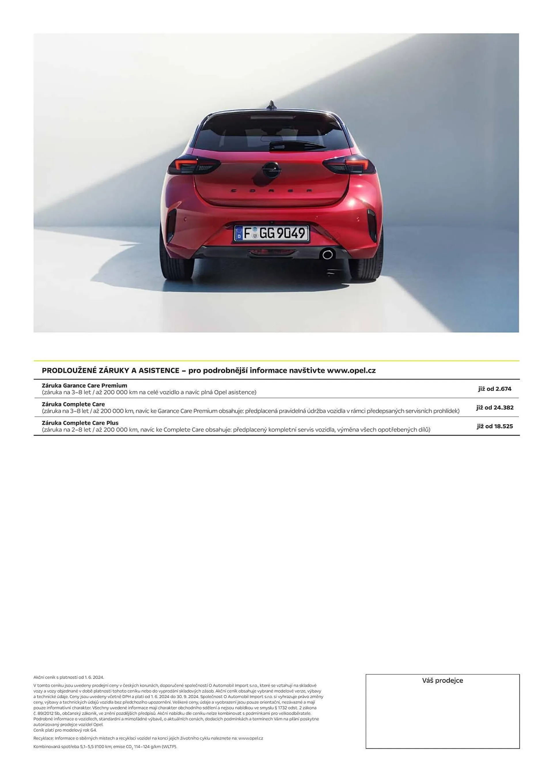 Opel Corsa leták - 9. července 31. prosince 2024 - Page 4