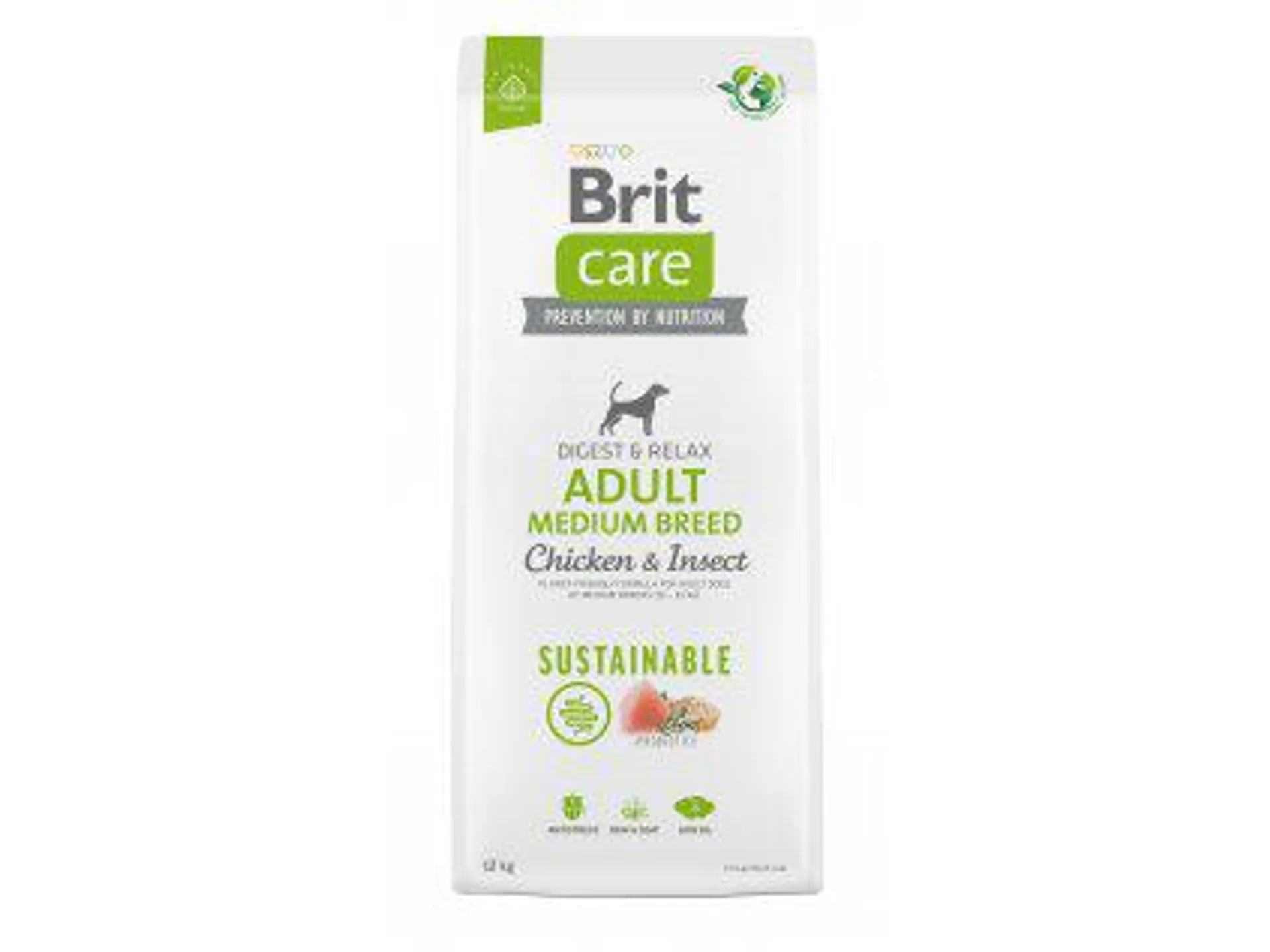 Brit Care Dog Sustainable Adult Medium Breed, 12kg