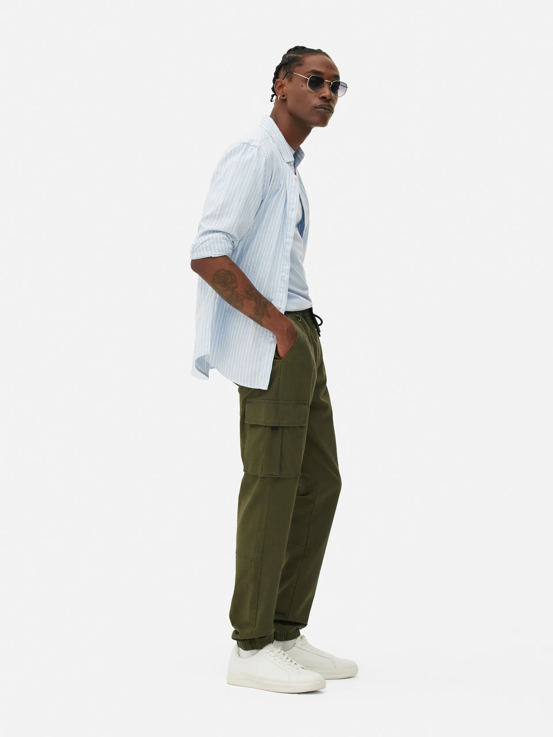 Drawstring Cargo Pants