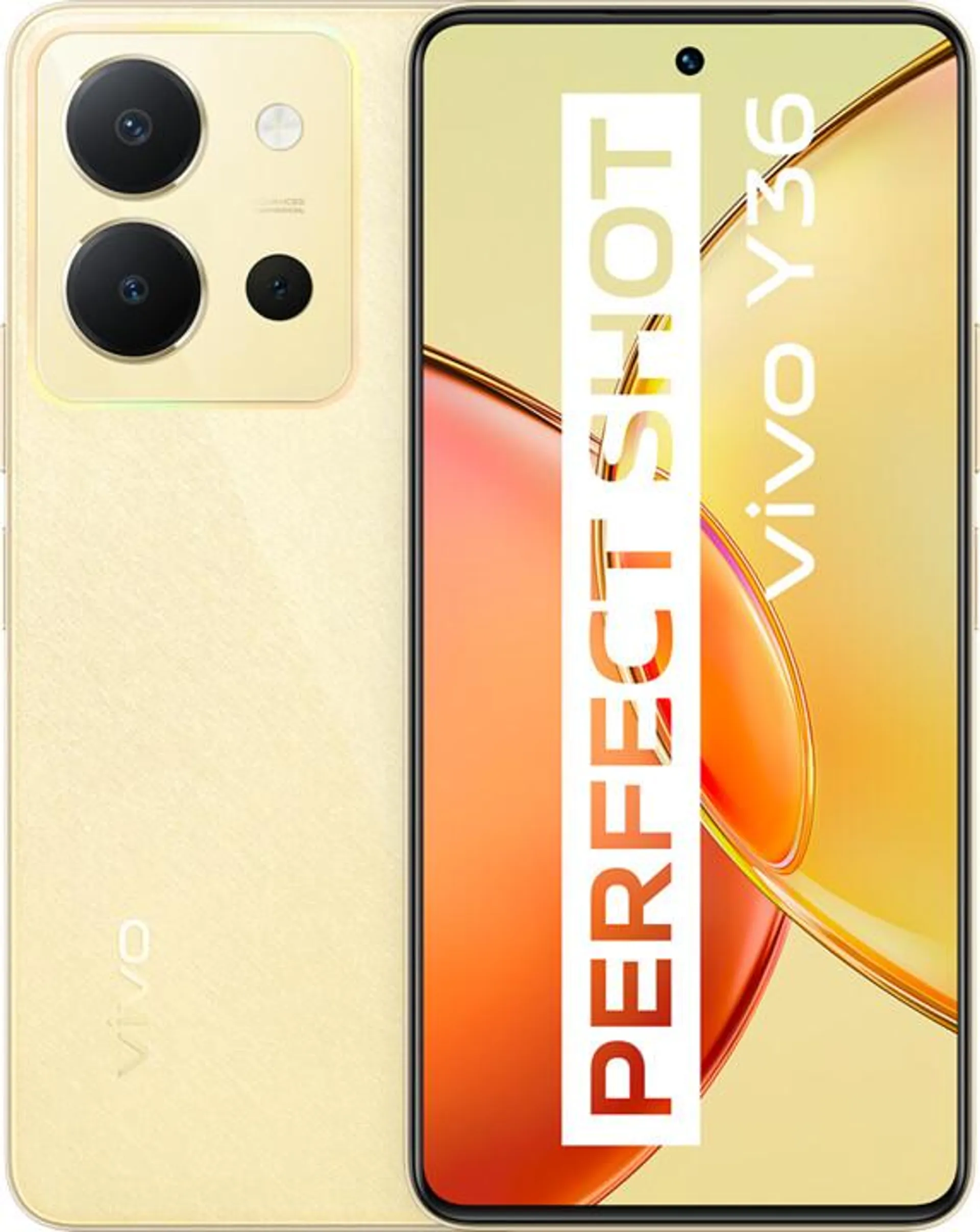 vivo Y36, 8GB/256GB, Vibrant Gold