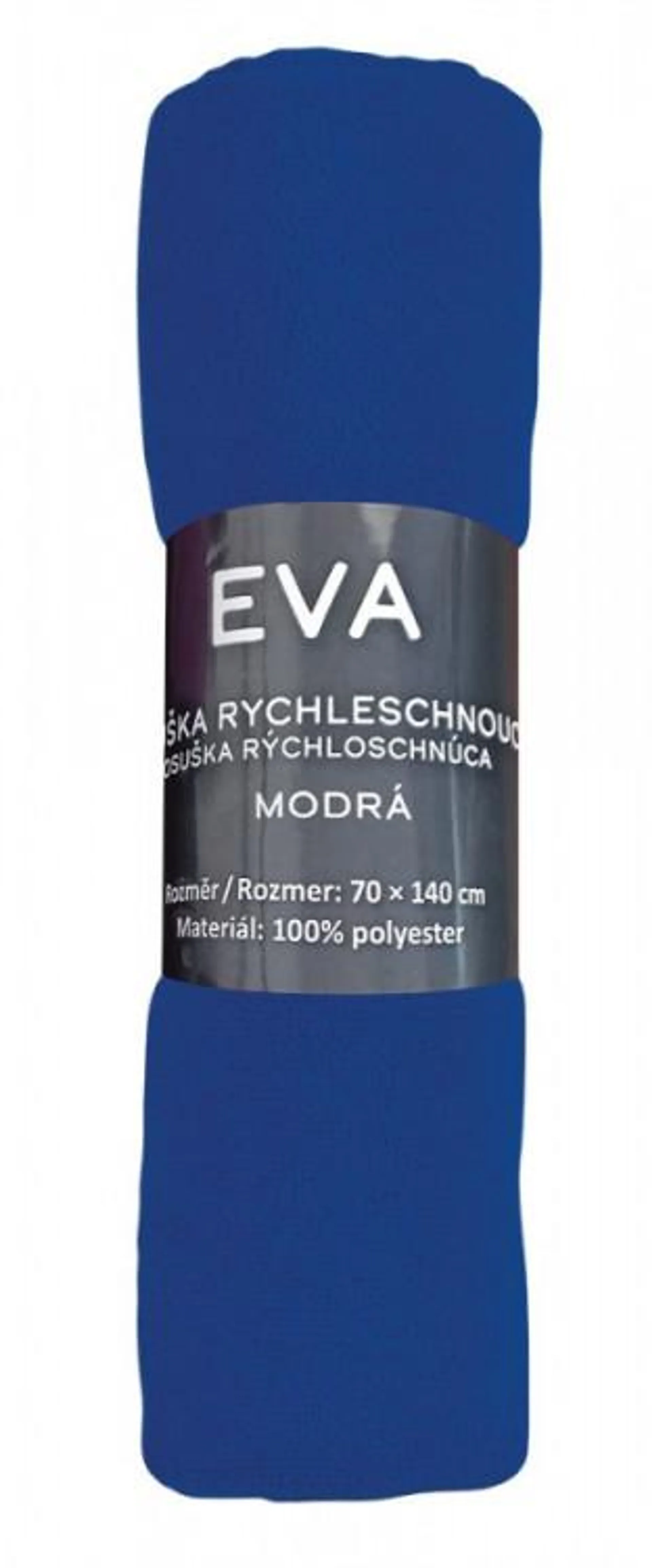 Osuška EVA 70x140cm rychleschnoucí modrá