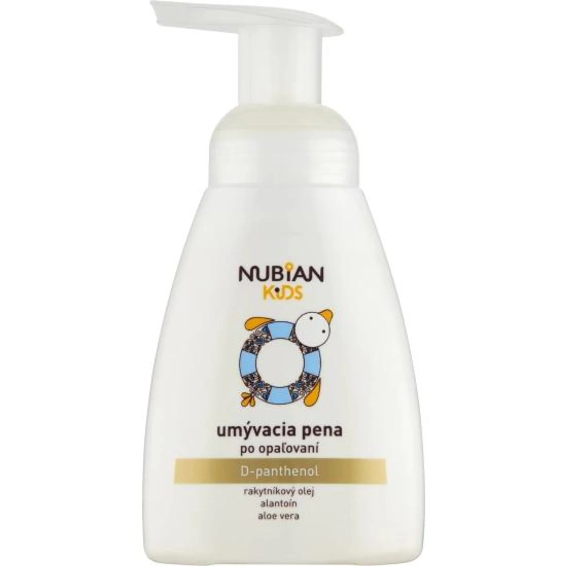 Nubian Kids mycí pěna po opalování, 250 ml