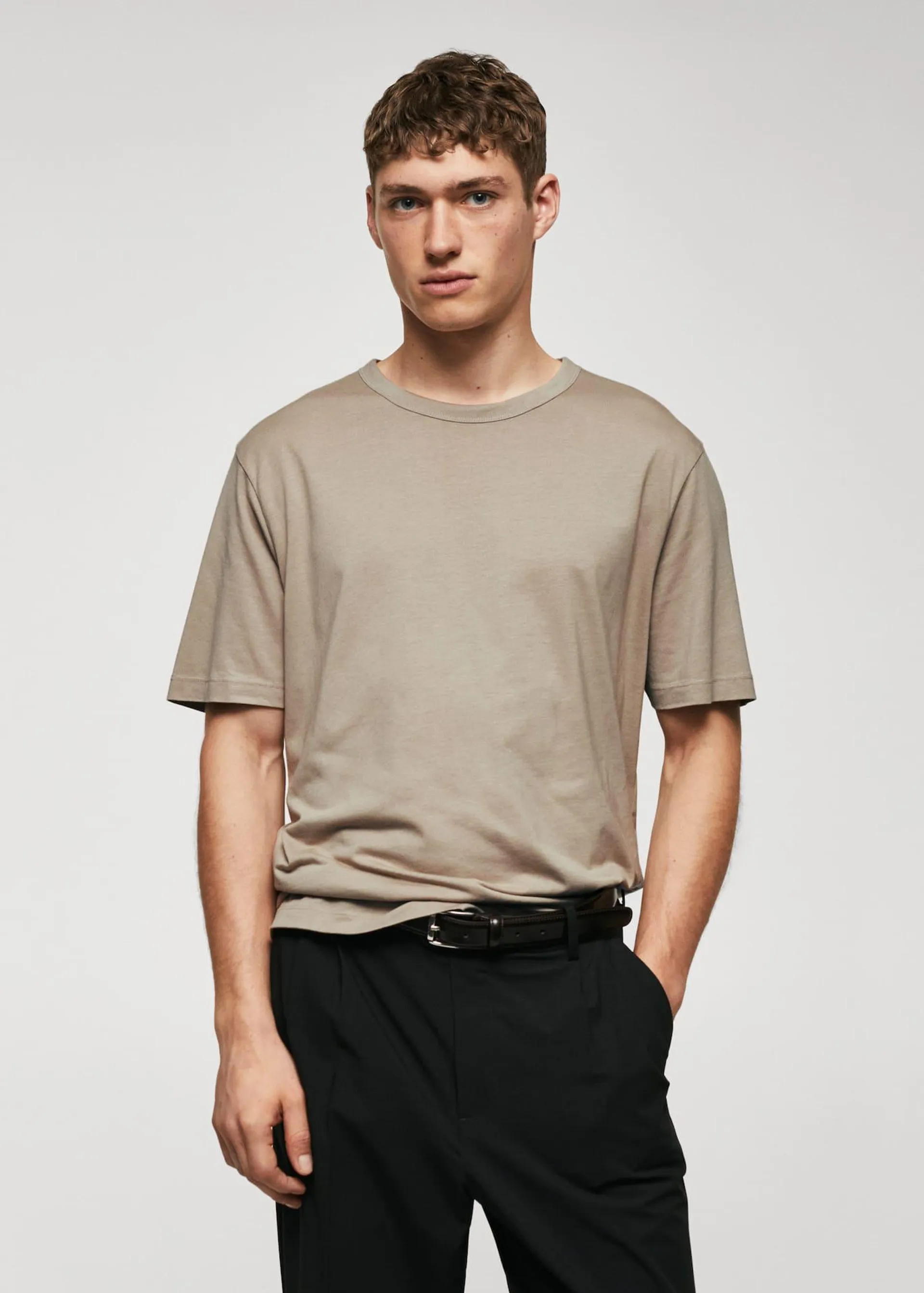 Mercerované tričko basic lightweight