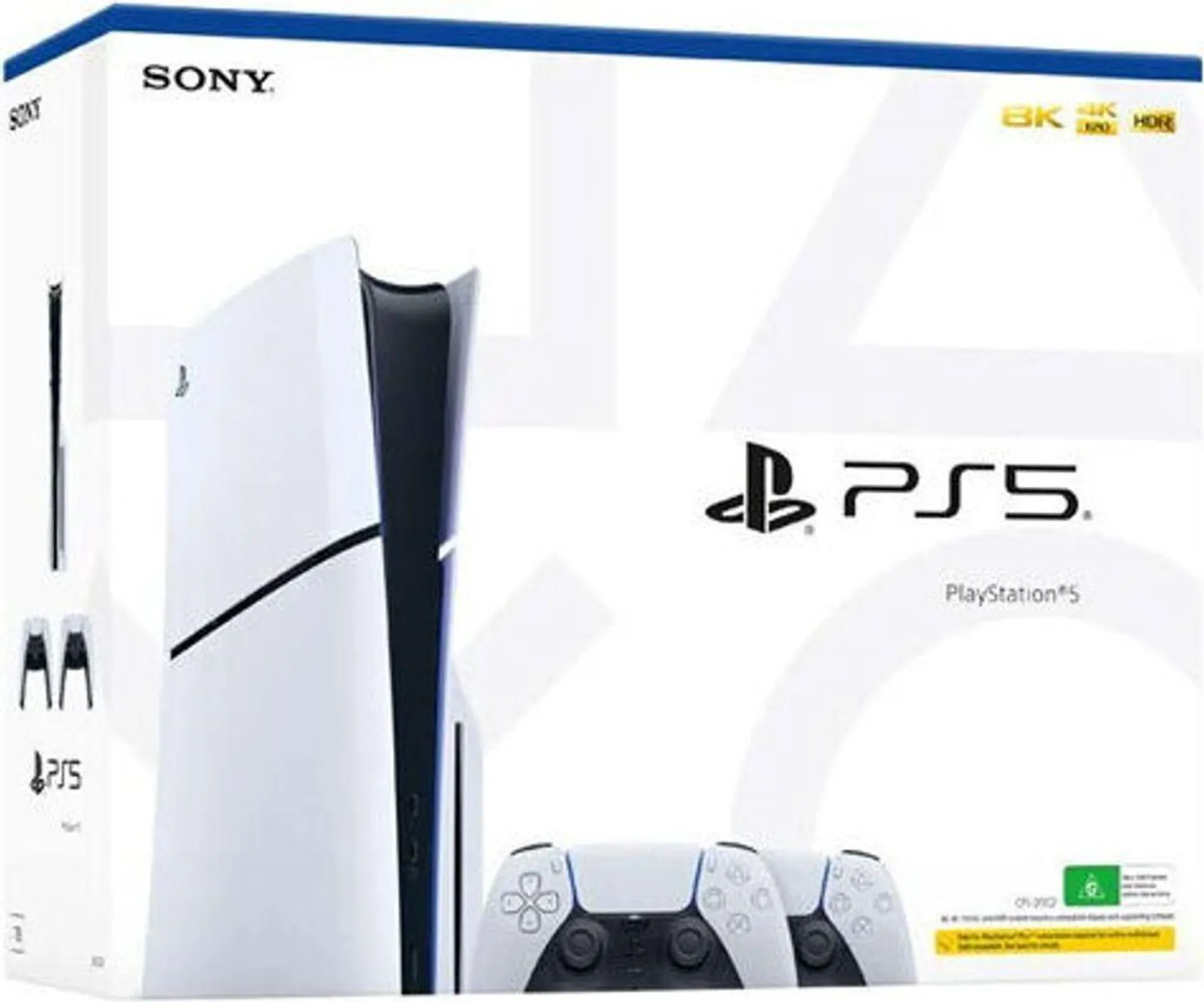 Konzole PS5 1TB Standard Slim White + 2 DualSense ITA Sony Computer Ent.