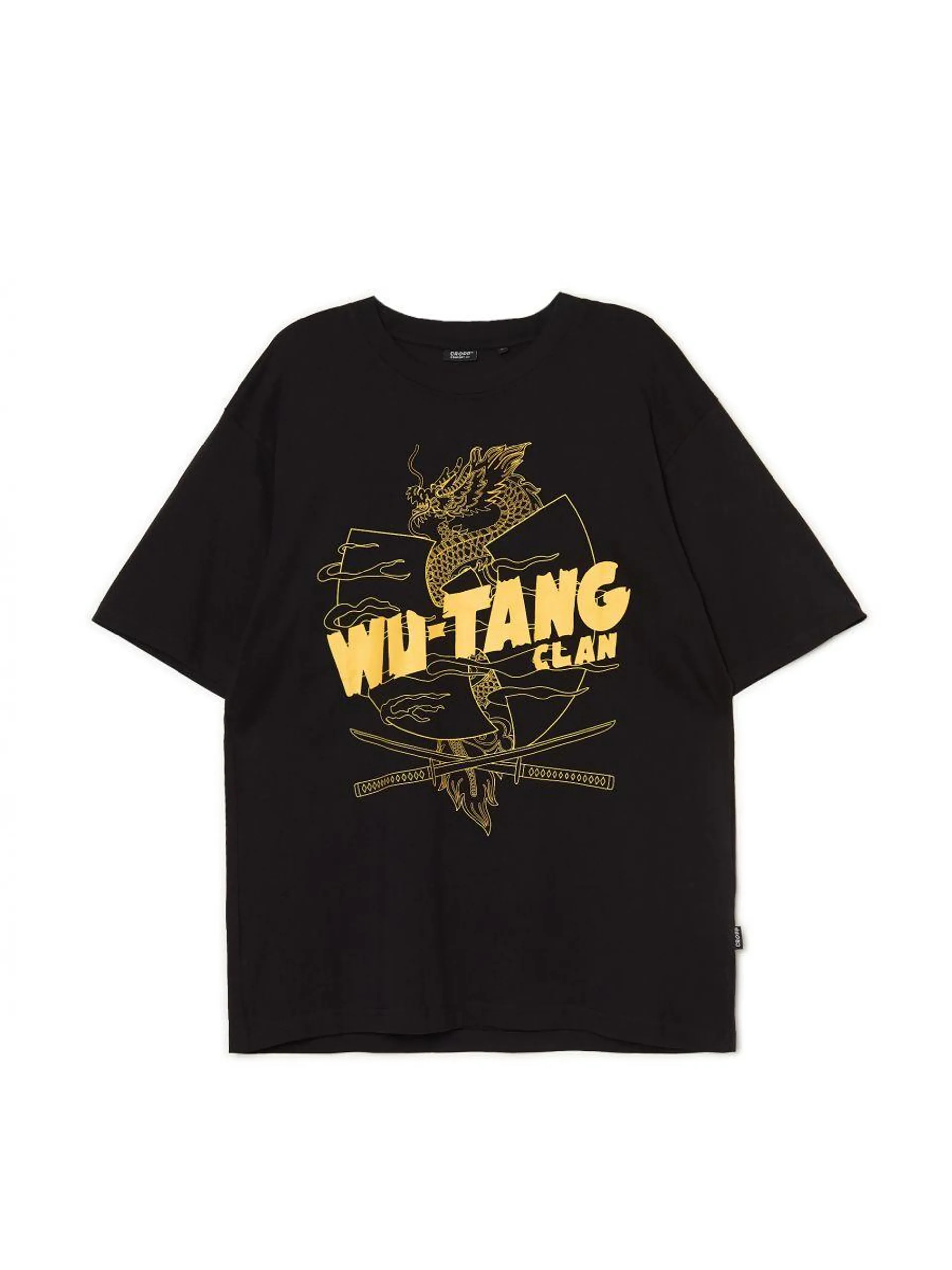 Černé tričko s potiskem Wu Tang Clan