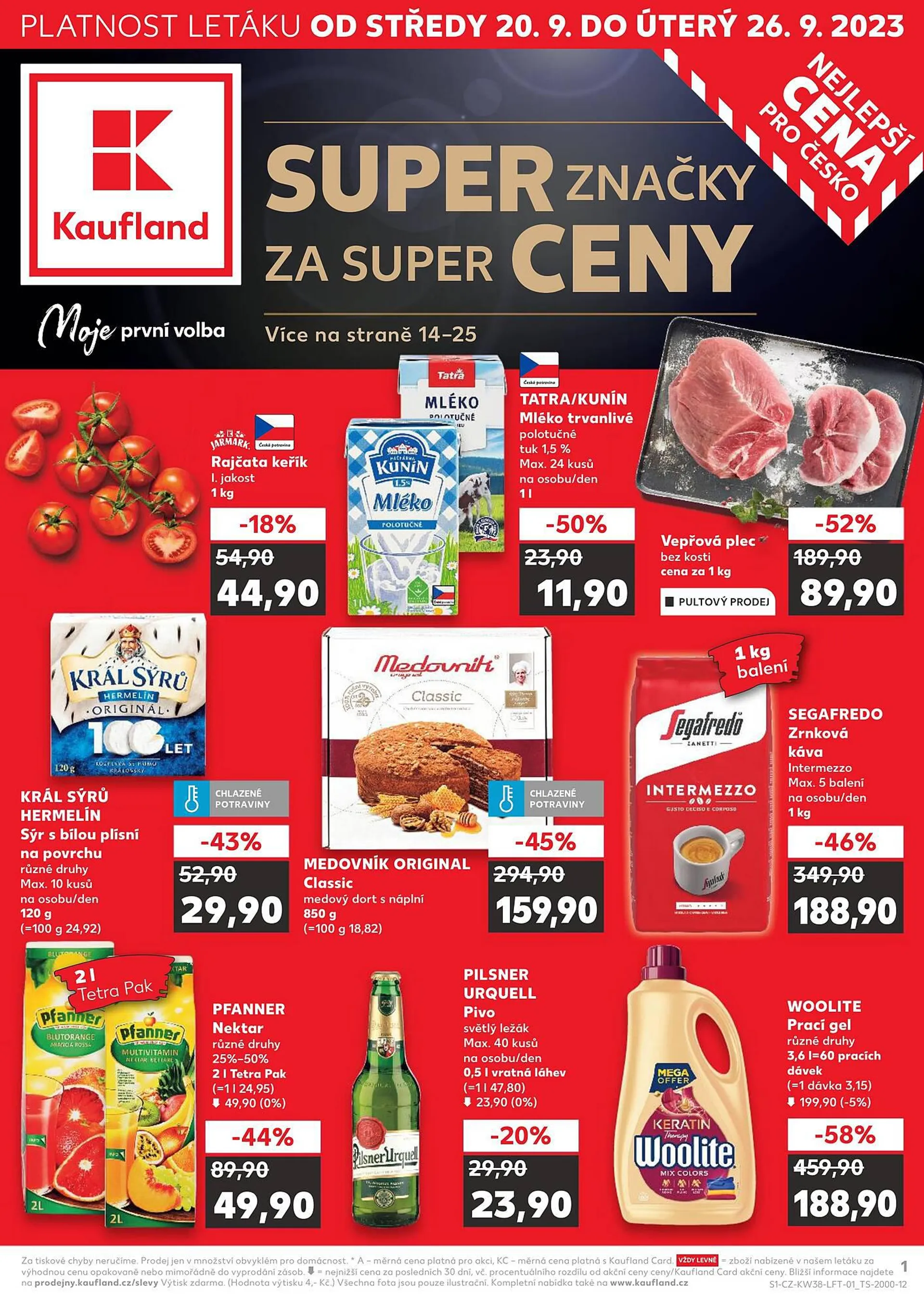 Kaufland leták - 20. září 26. září 2023 - Page 1