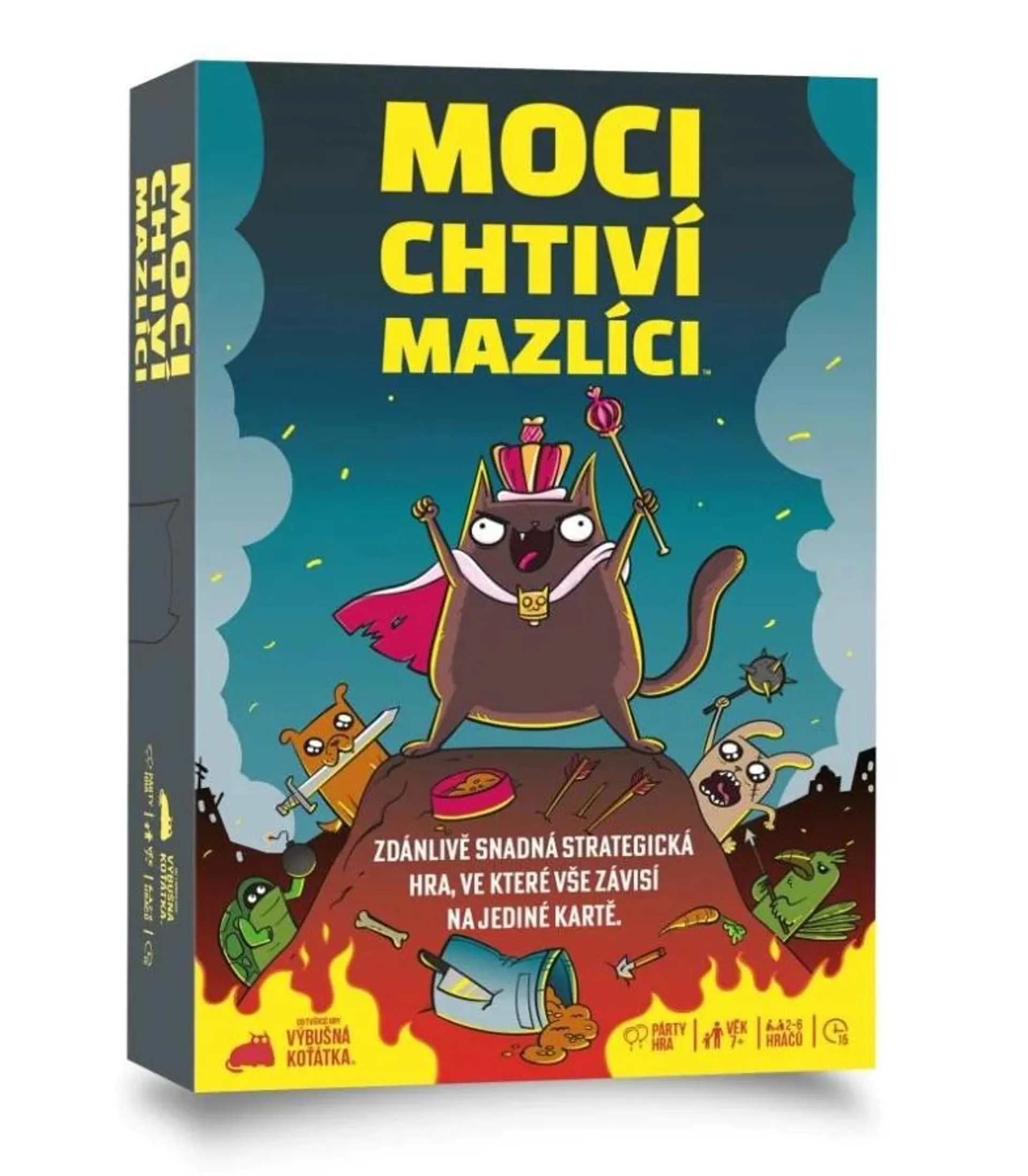 Mocichtiví mazlíci - karetní hra