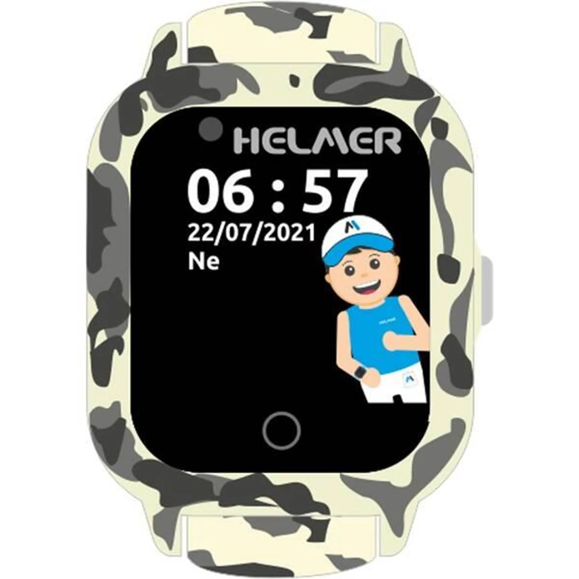 Chytré hodinky Helmer LK 710 dětské s GPS lokátorem (hlmlk710gy) šedé