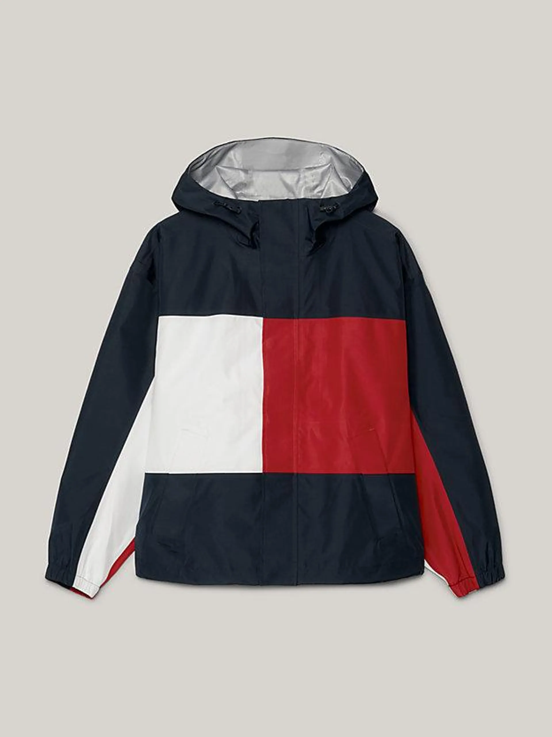 Tommy x CLOT Dual Gender Back Logo Colour-Blocked Jacket