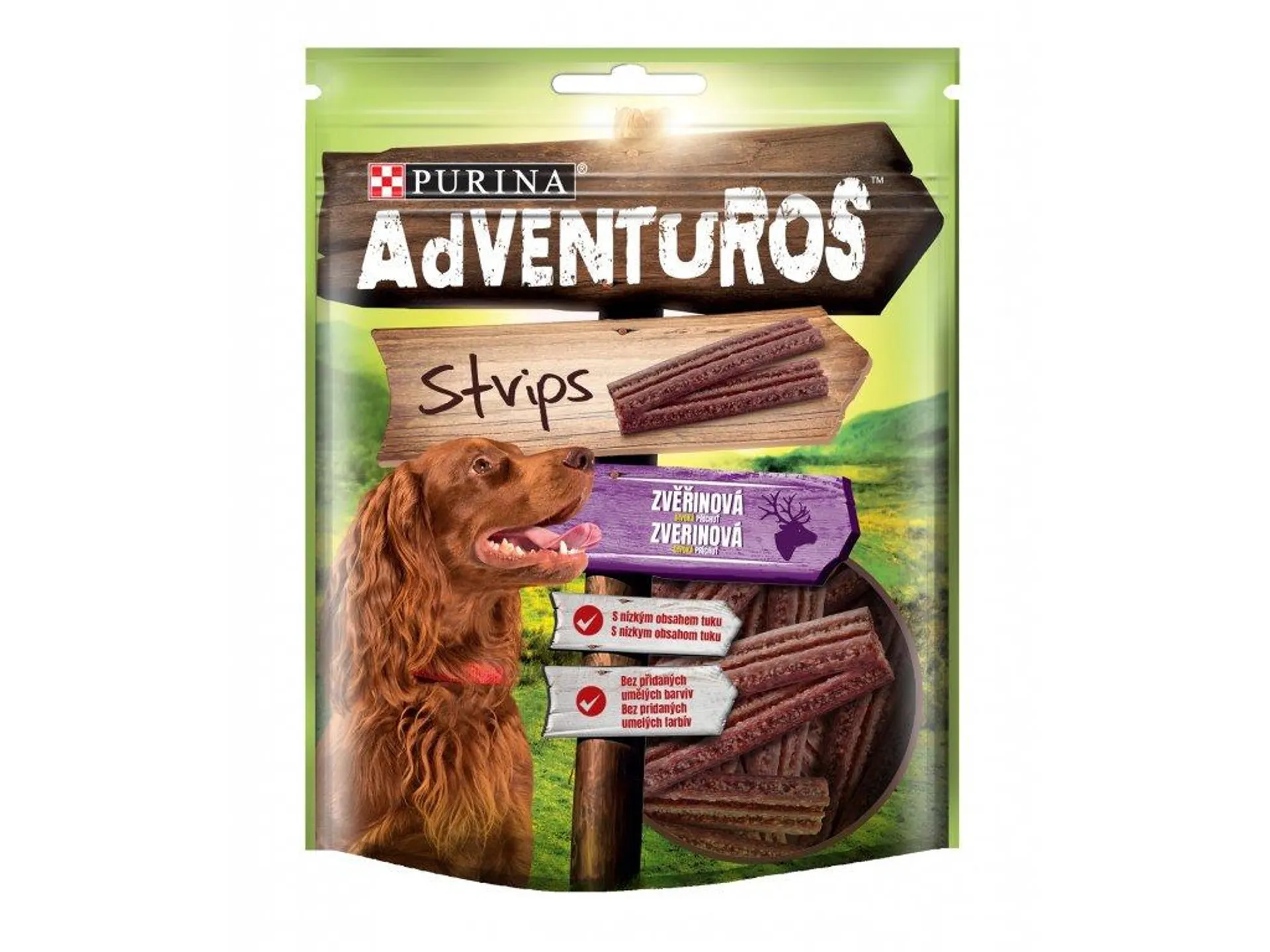 ADVENTUROS Snack Strips zvěřina 90 g