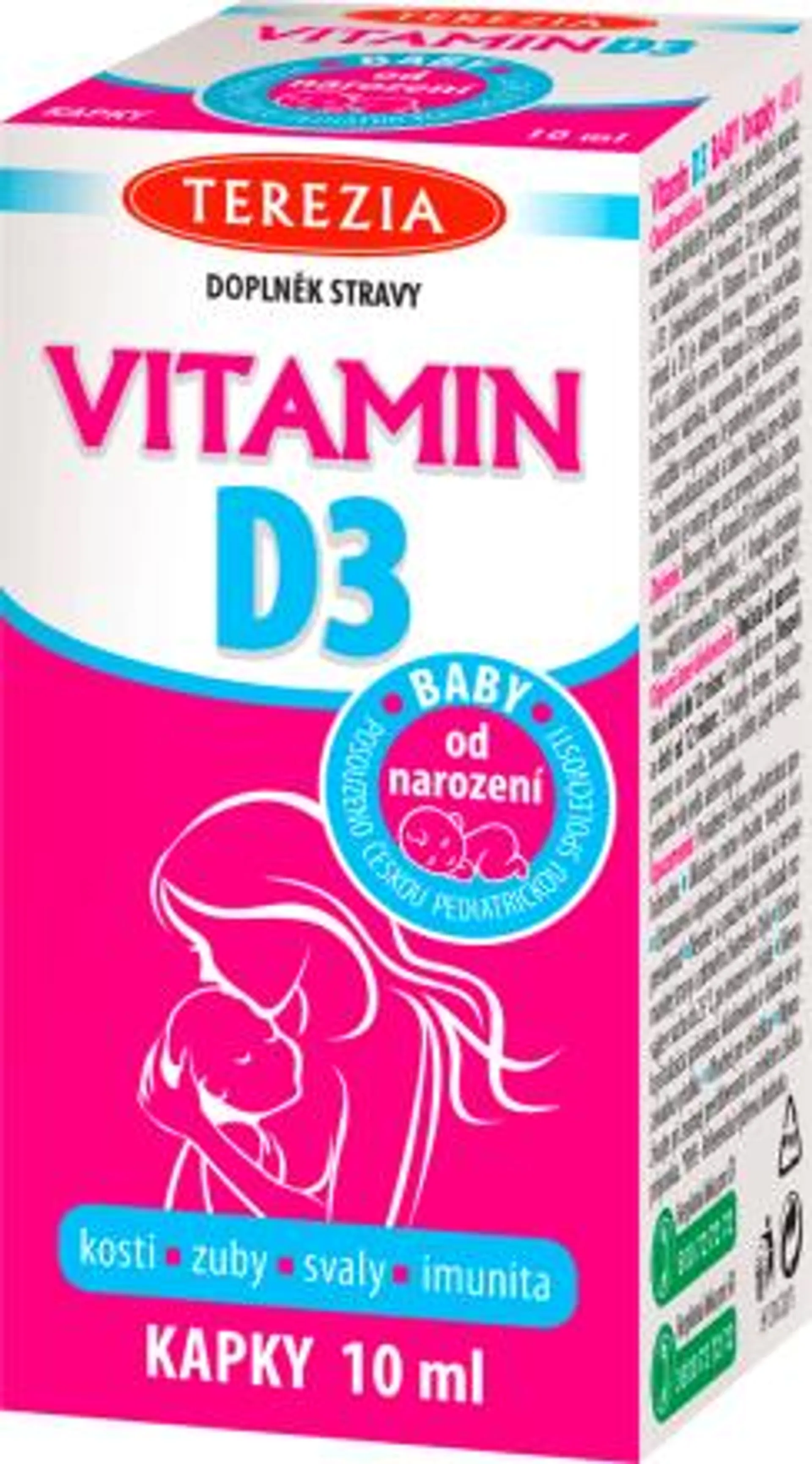 kapky vitamín D3 Baby, 10 ml