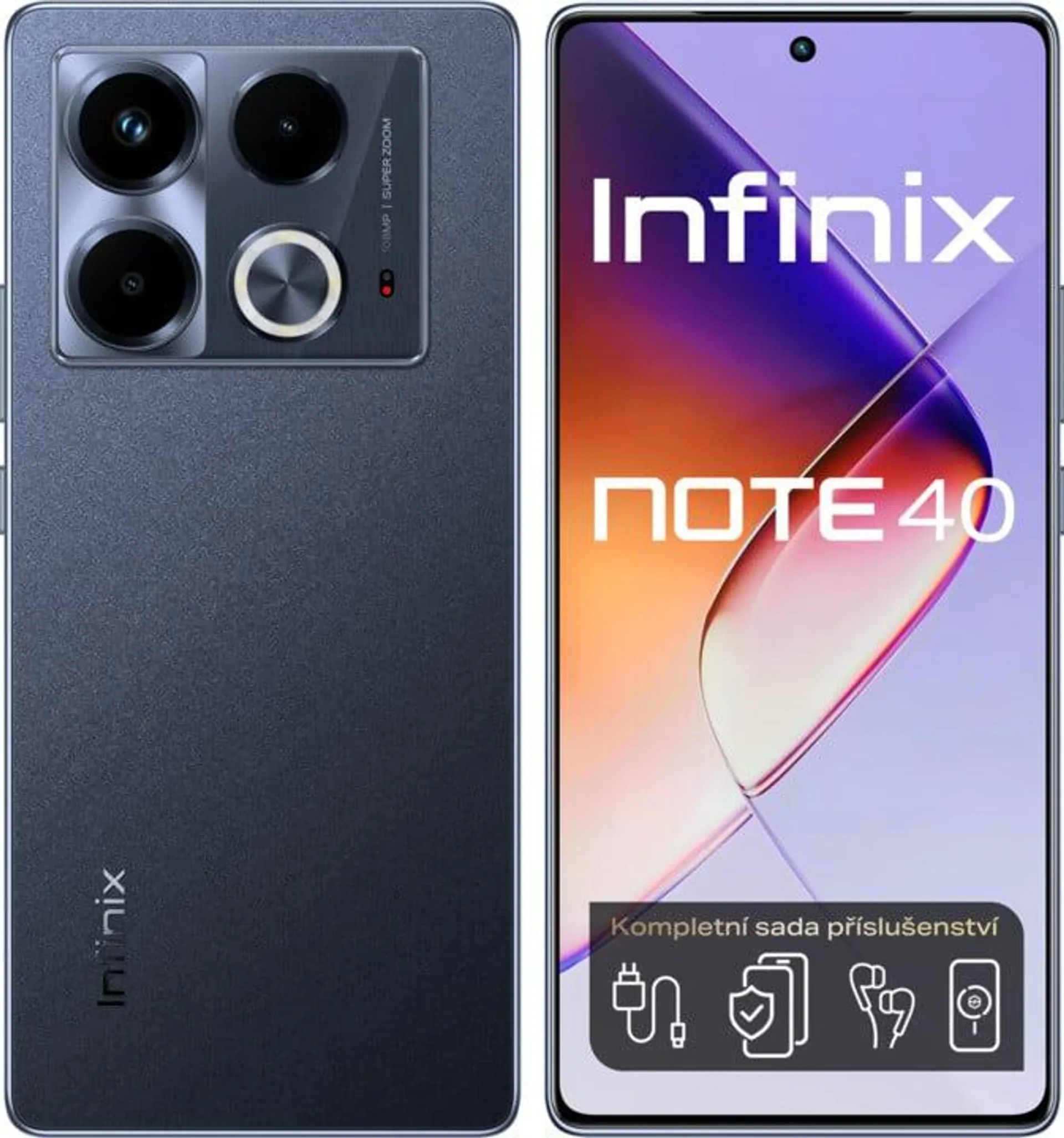 Infinix Note 40 8GB/256GB Obsidian Black