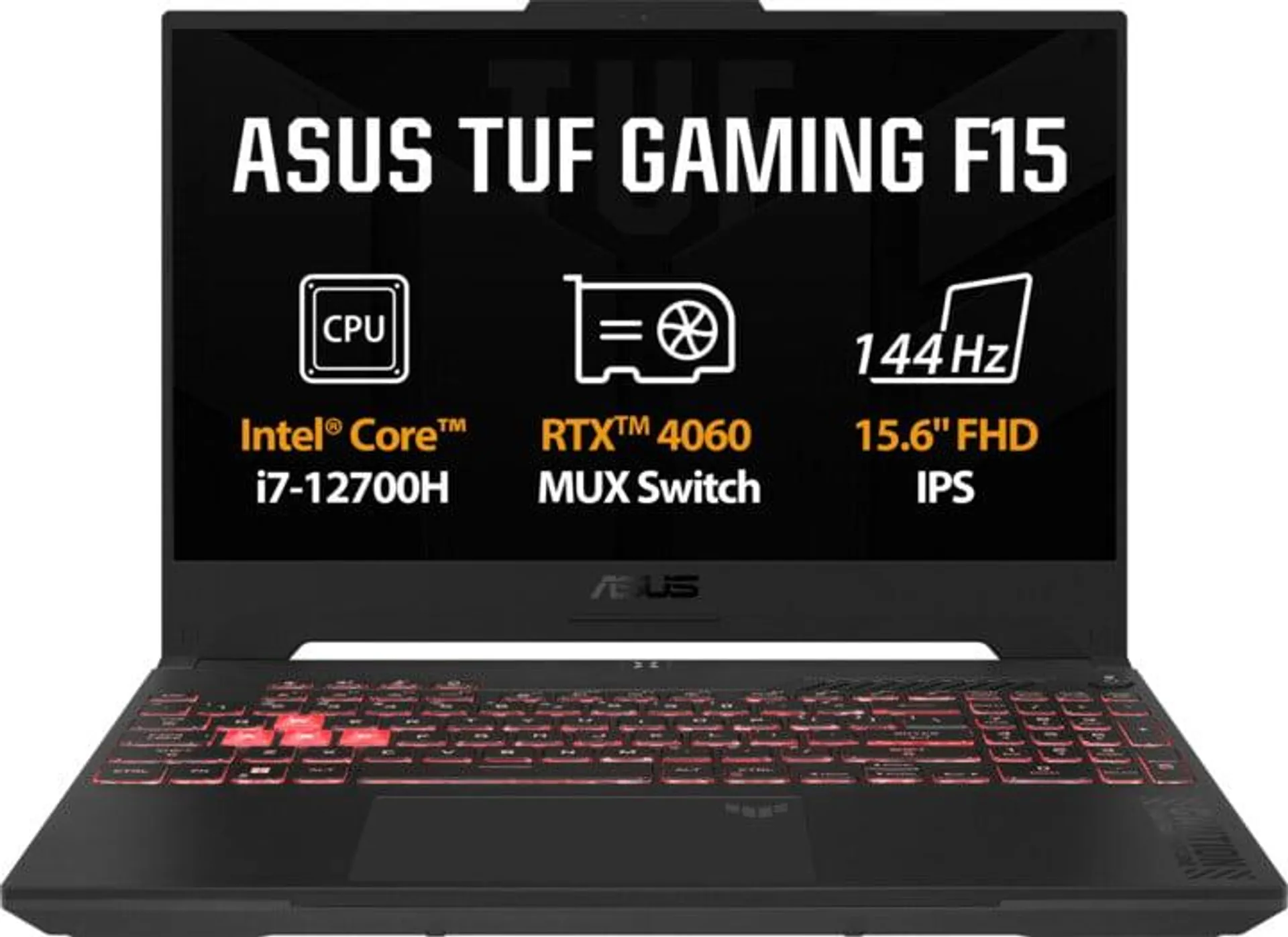 ASUS TUF Gaming F15 (2023), šedá