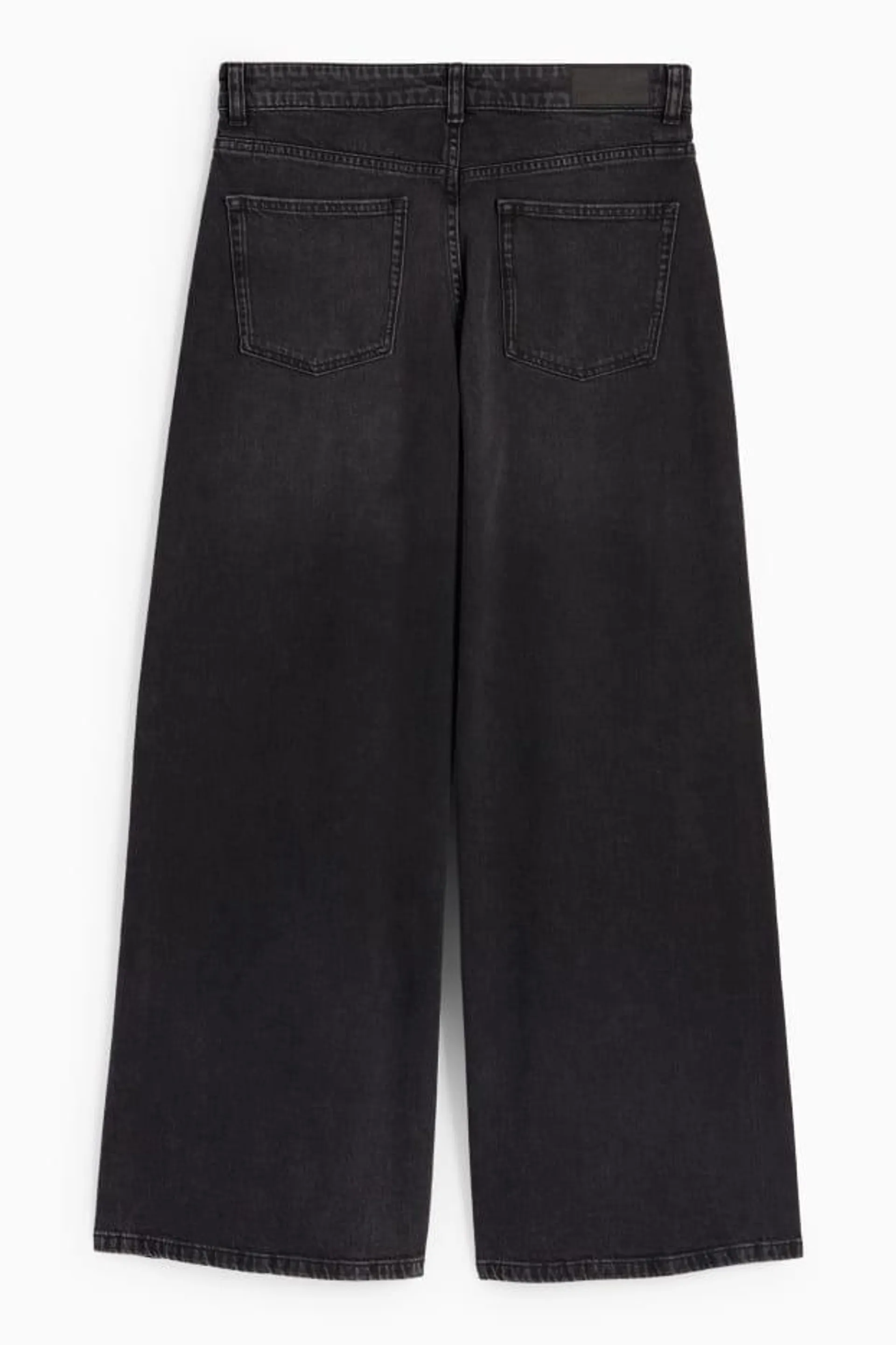 Wide leg jeans - low waist