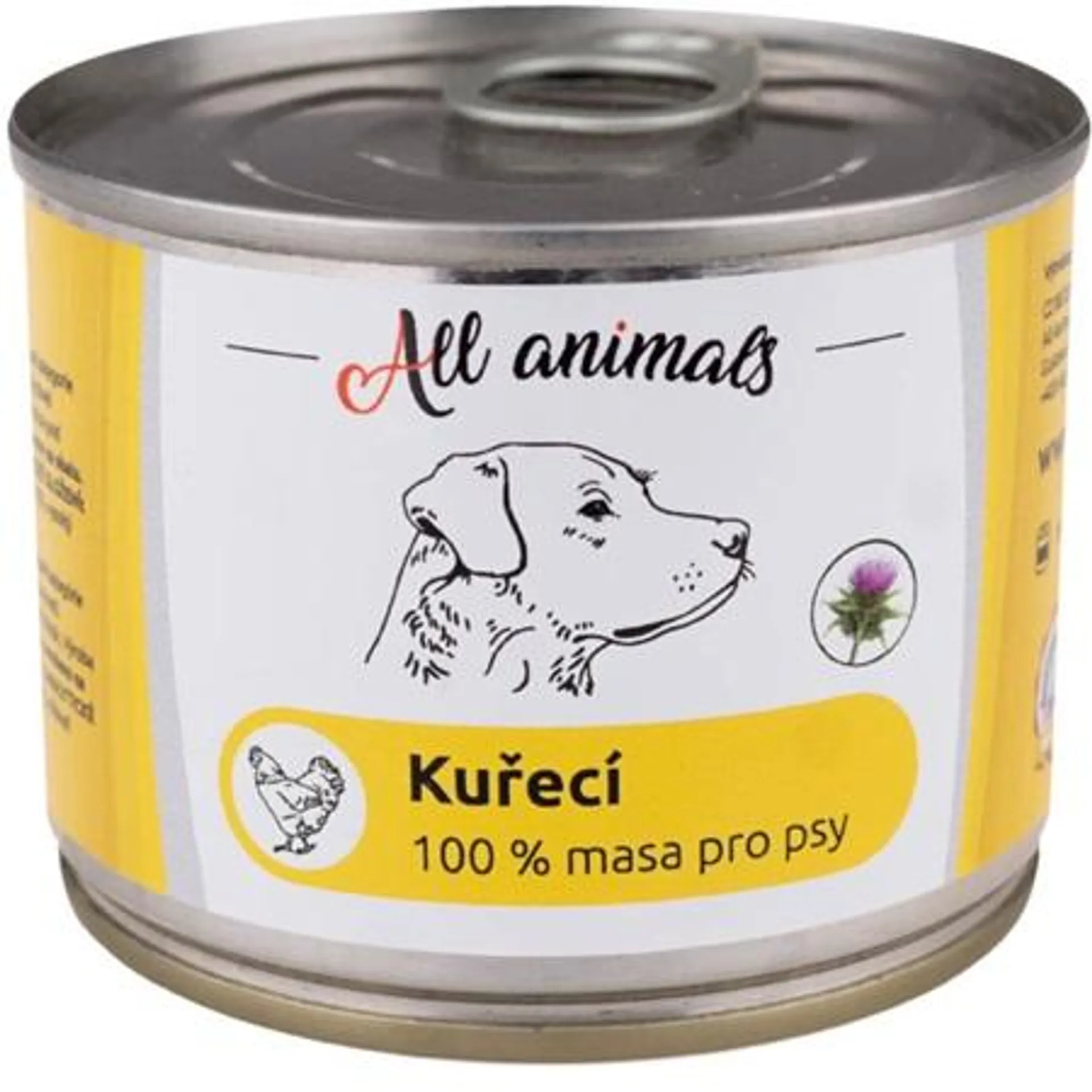 ALL ANIMALS konz. pro psy kuřecí maso mleté 200g