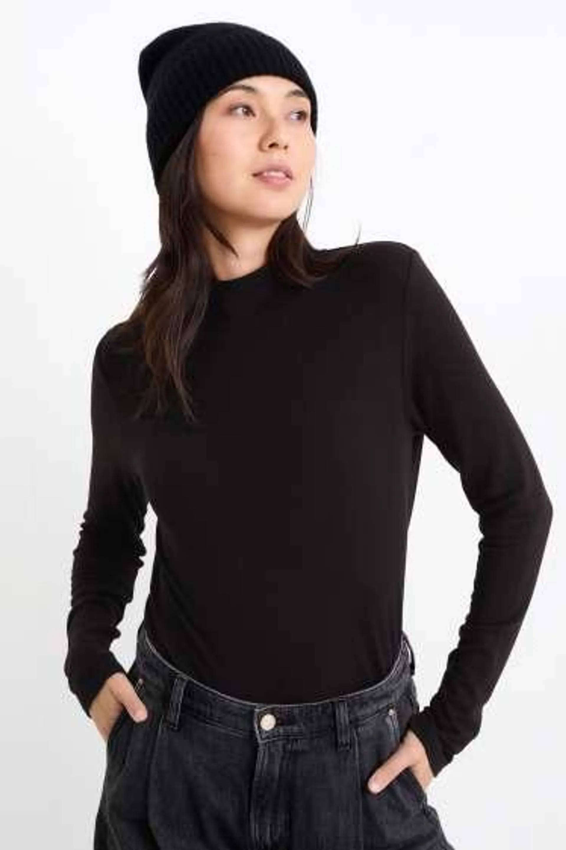 Thermal long sleeve top