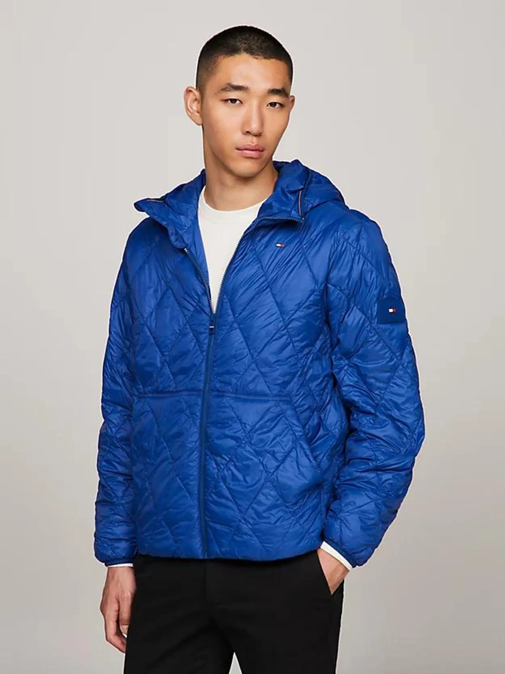 TH Warm Hooded Quilted Jacket