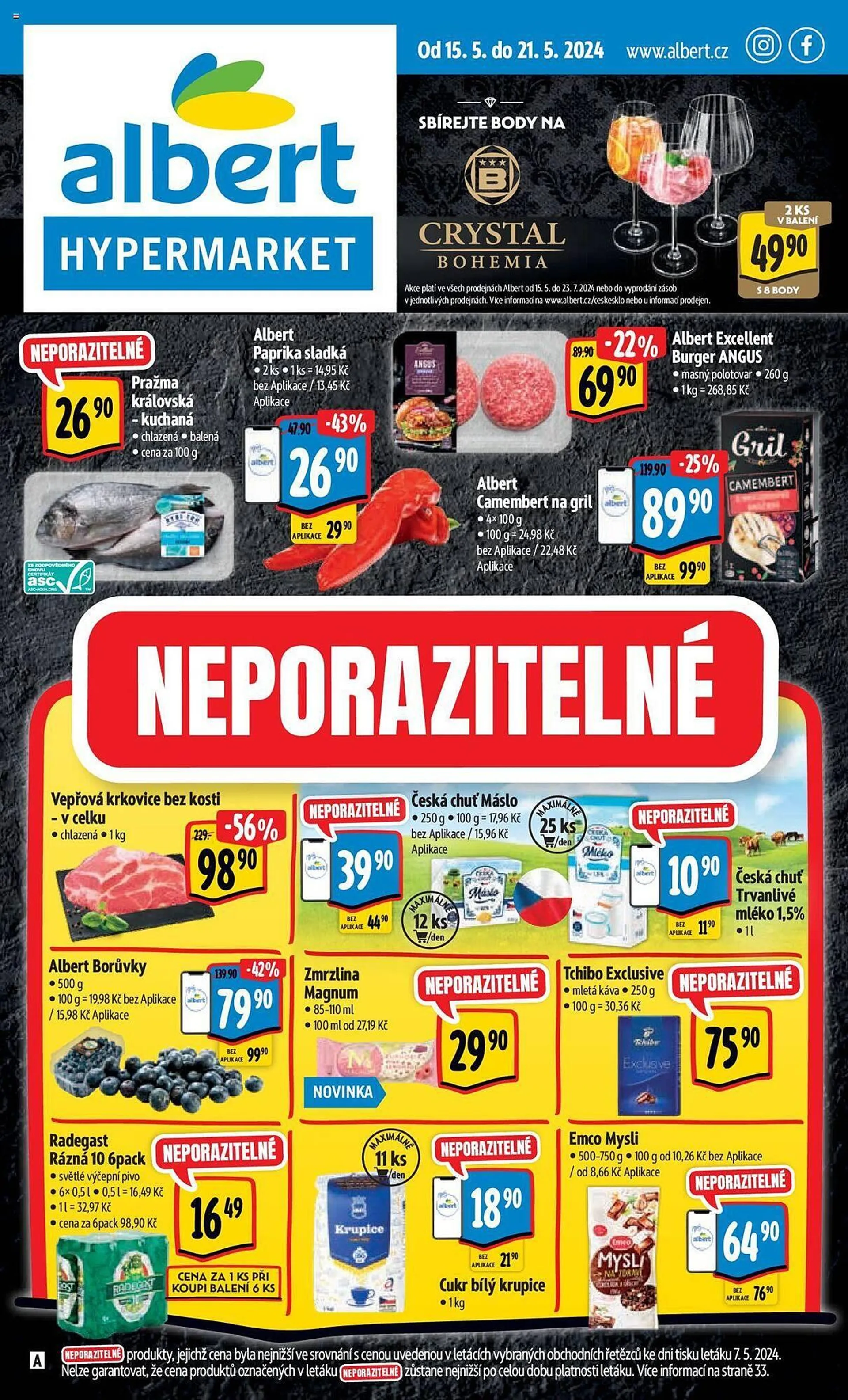 Albert Hypermarket leták - 15. května 21. května 2024 - Page 1