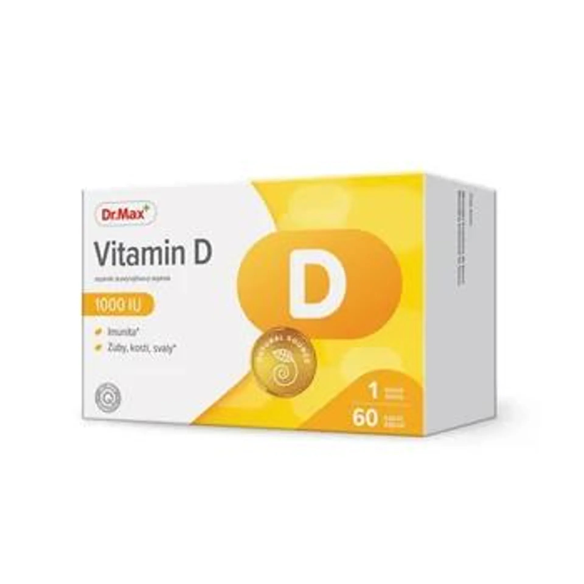 Dr. Max Vitamin D 1000 I.U. 60 kapslí