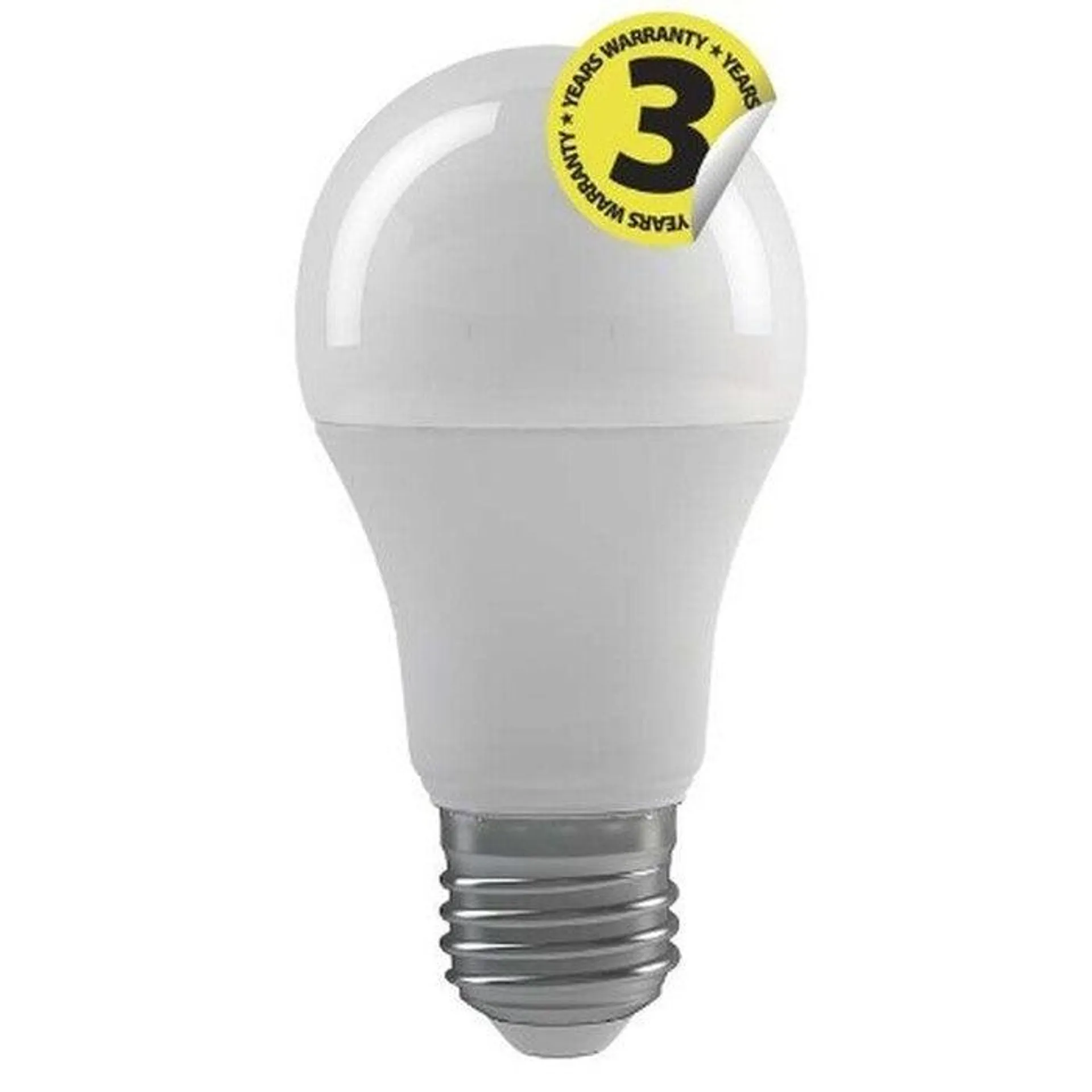 LED žárovka Emos ZQ5141, E27, 9W, kulatá, čirá, neutrální bílá