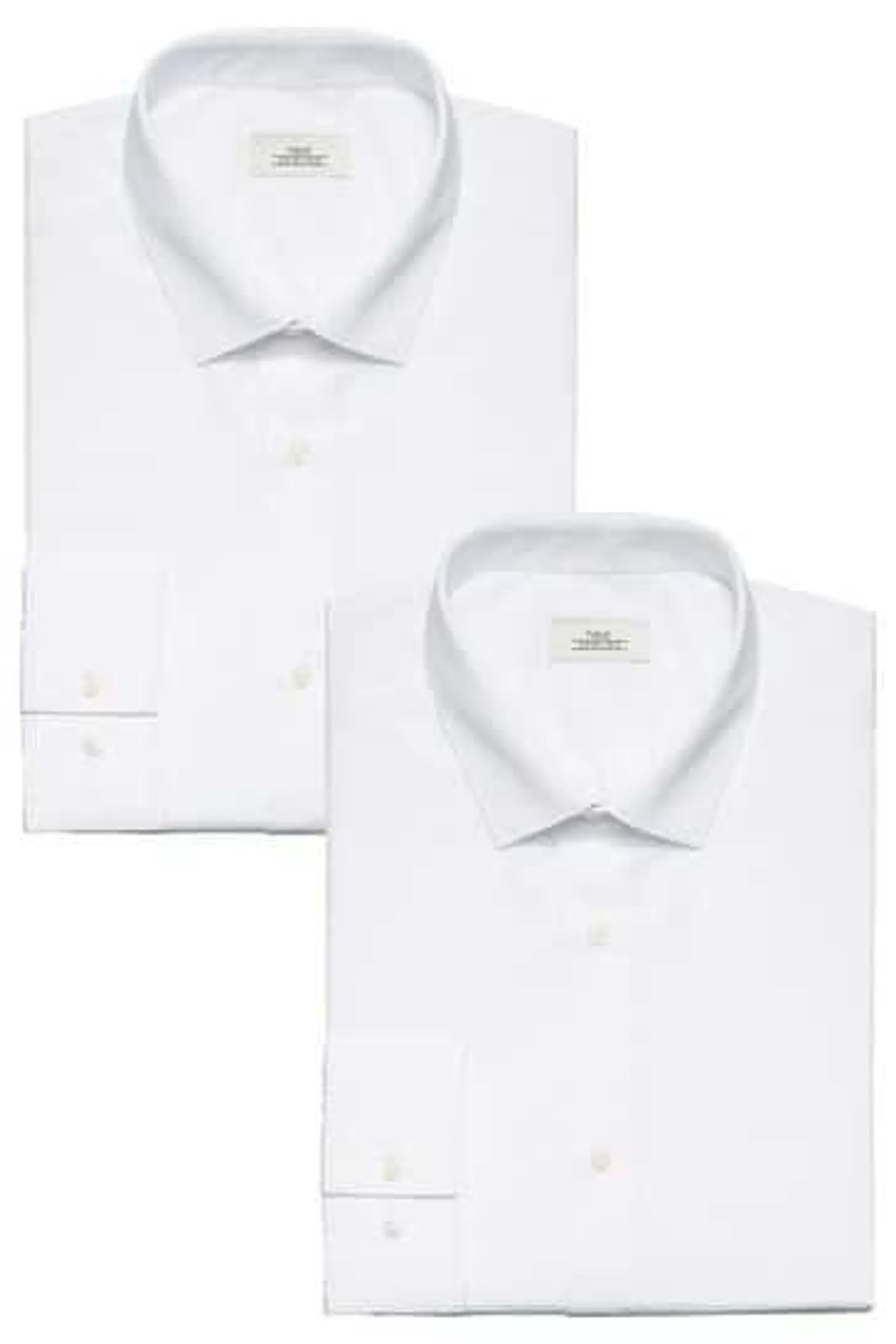 Easy Care Single Cuff Shirts 2 Pack