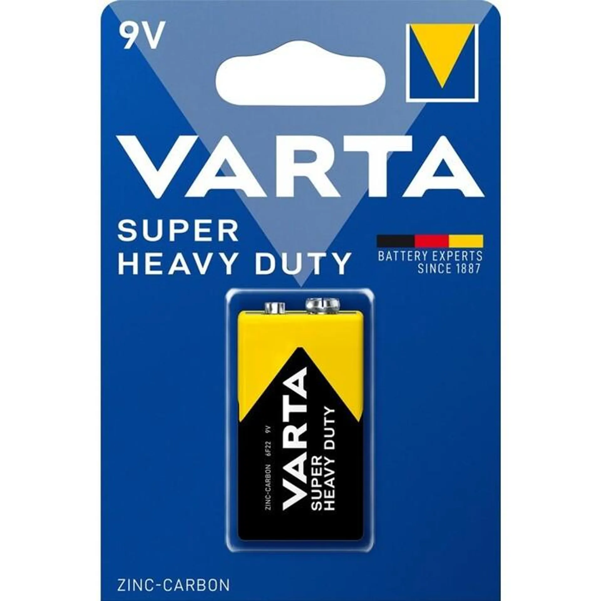 Baterie Varta Superlife, plochá, 9V