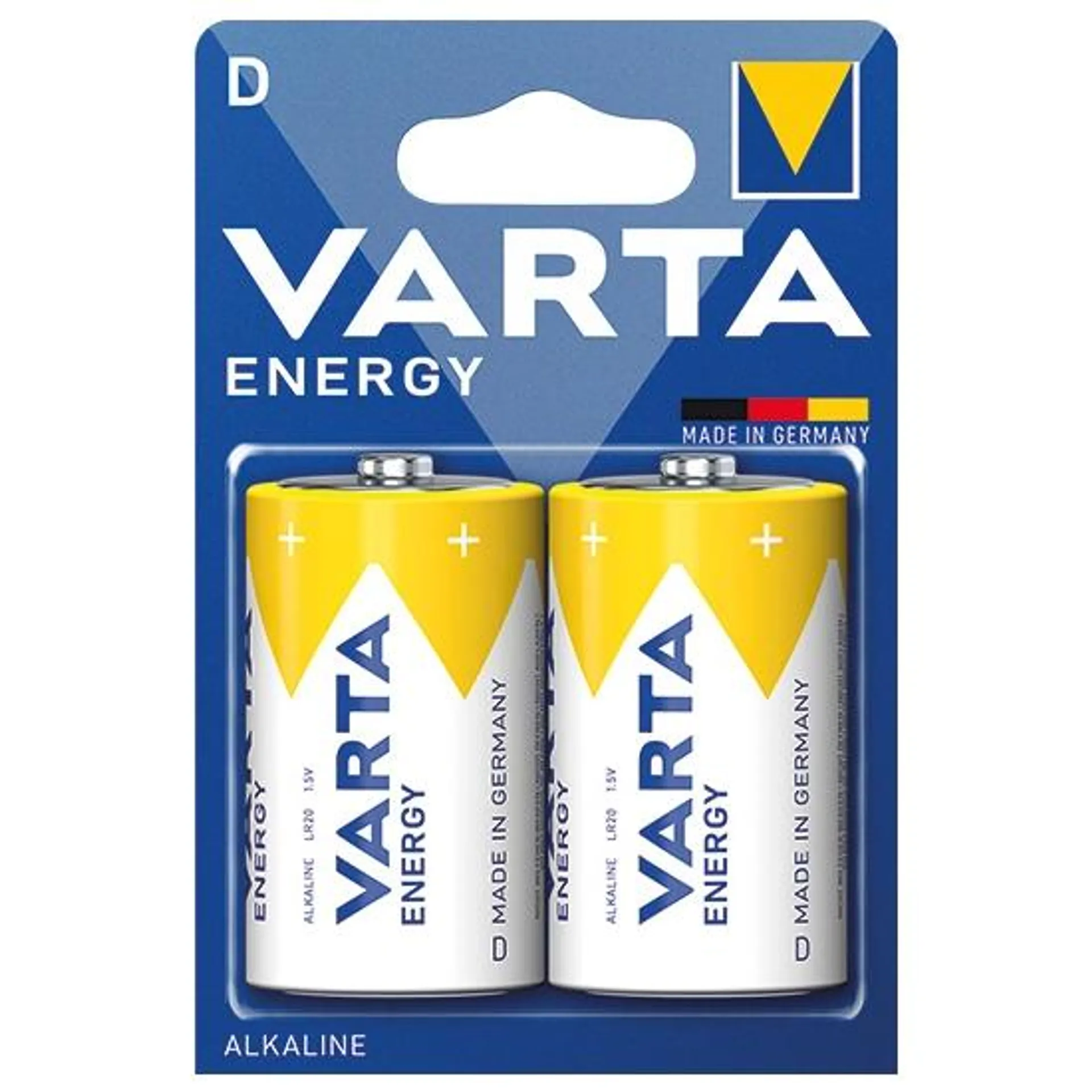 Varta Energy velké mono D baterie, 2 ks