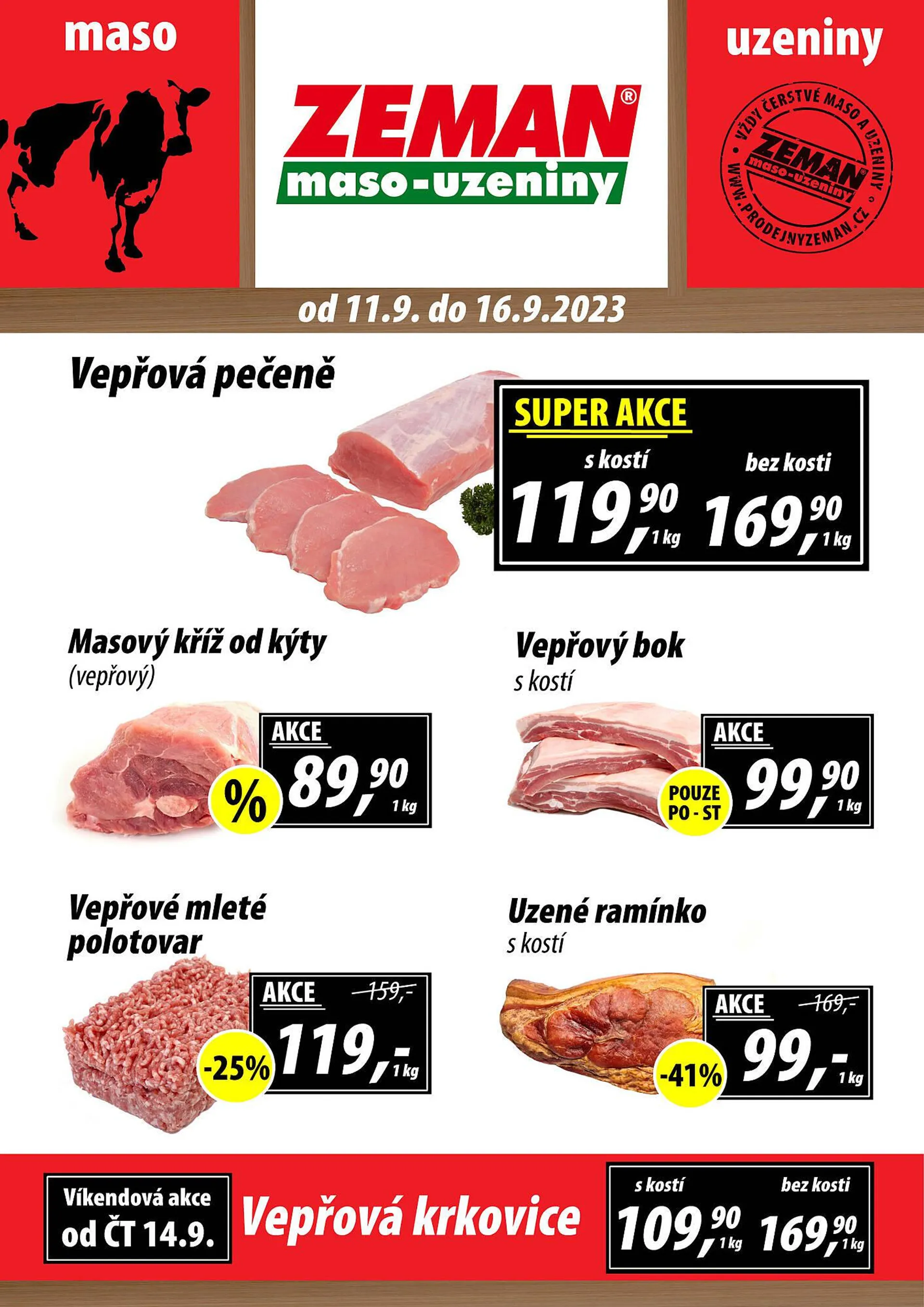 ZEMAN leták - 11. září 16. září 2023 - Page 1