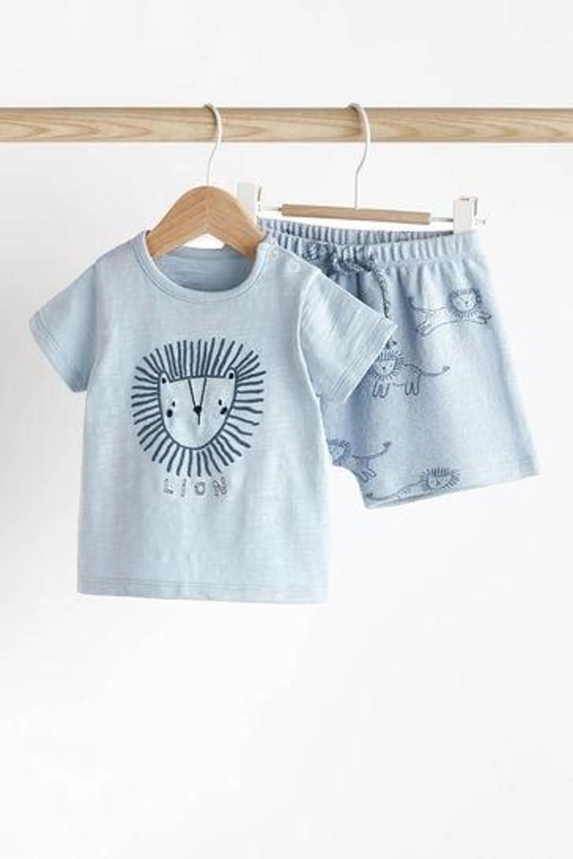 Baby T-Shirt And Shorts 2 Piece Set