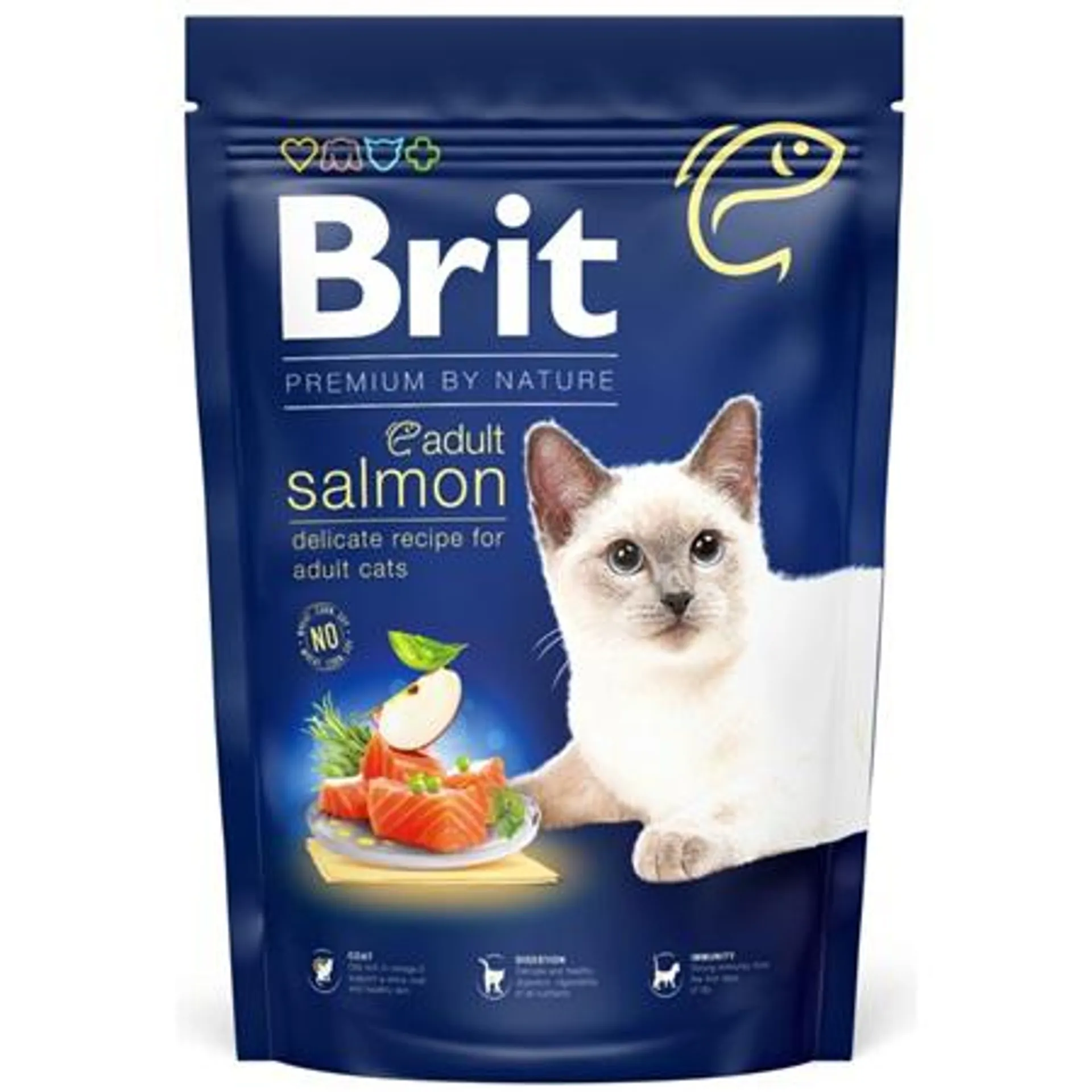 Brit Premium by Nature Cat Adult Salmon 1,5 kg