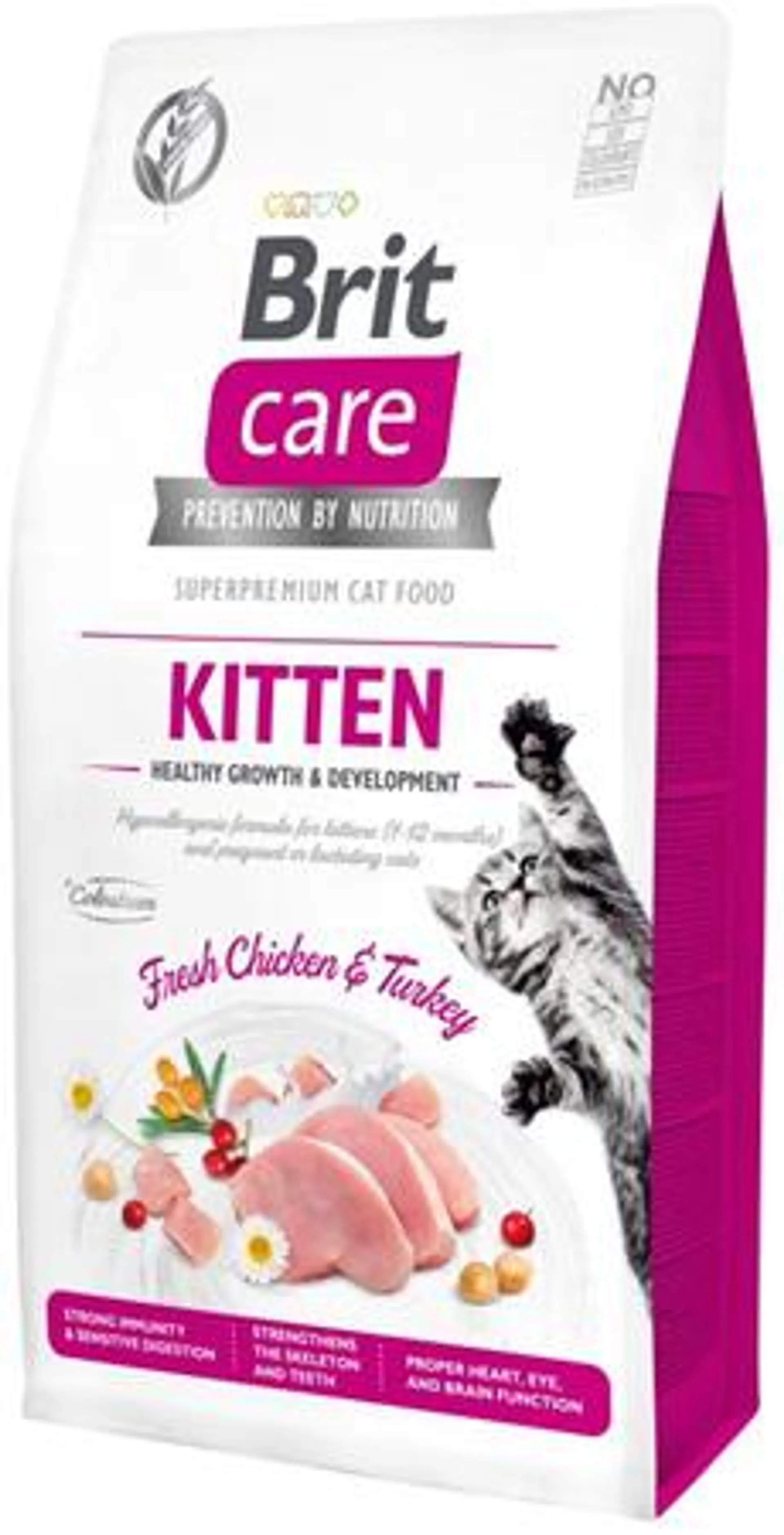 Brit Care Cat Grain-Free Kitten Healthy Growth & Development 7 kg