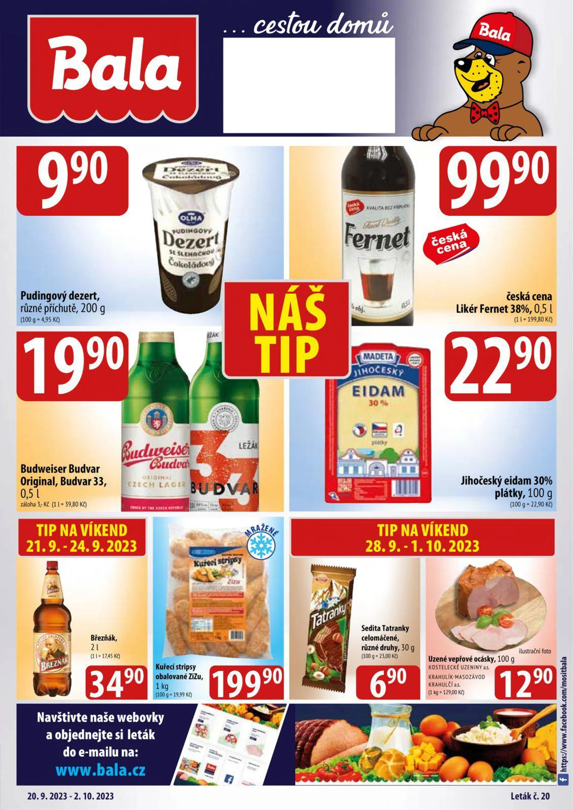 Bala leták do 02.10.2023 - 18. září 2. října 2023 - Page 1