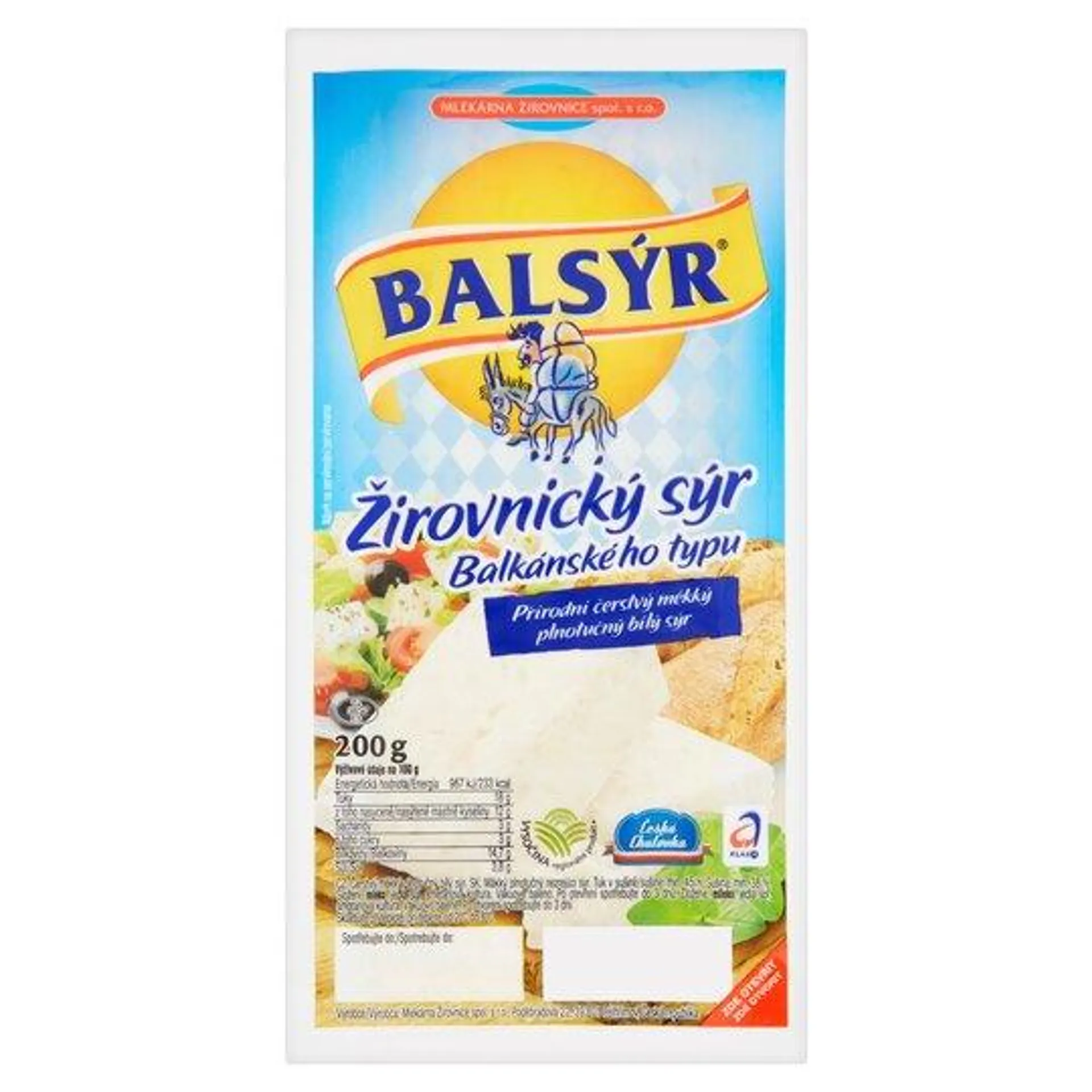 Balsýr Žirovnický sýr balkánského typu 200g