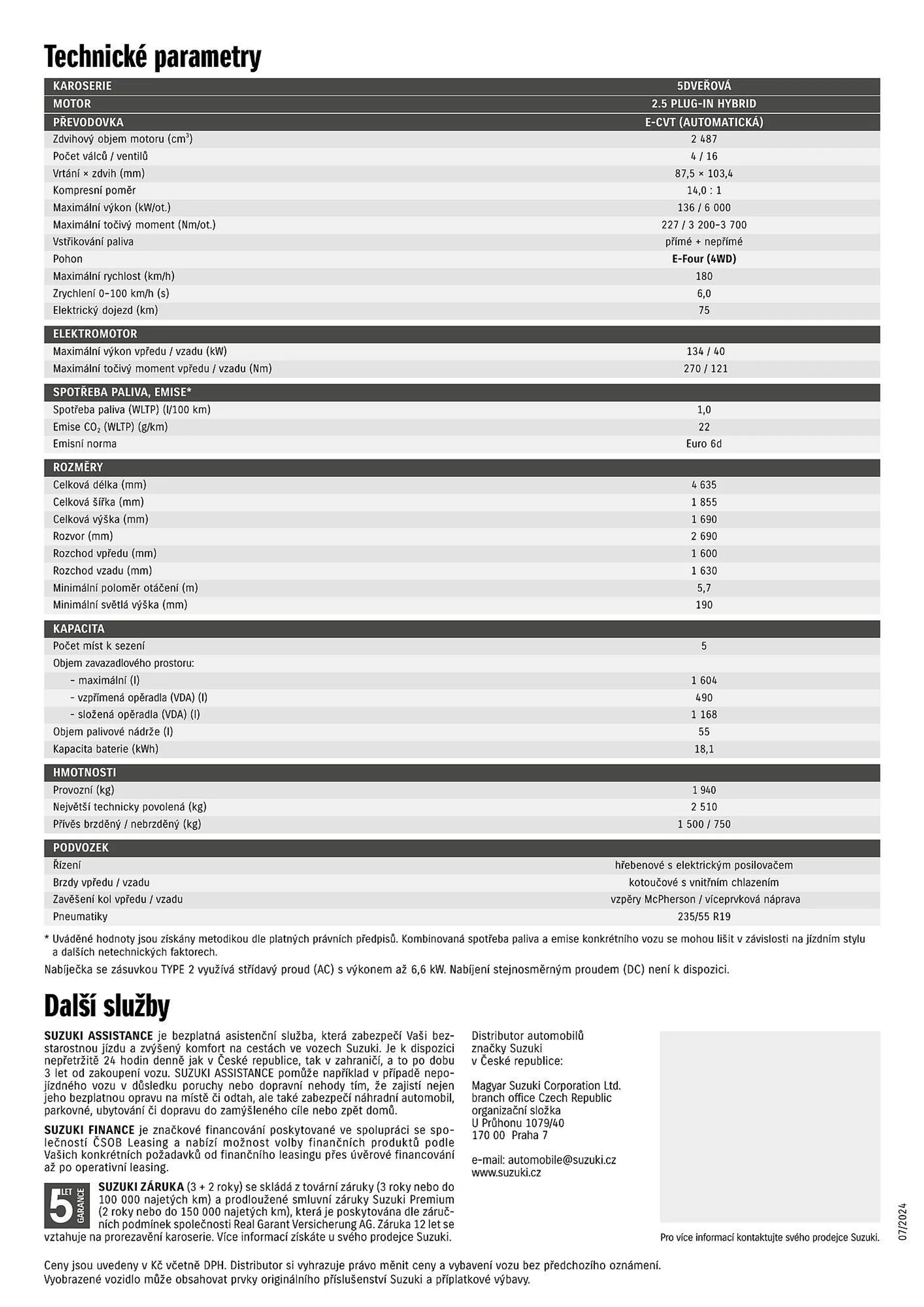 Suzuki Across leták - 1. července 30. června 2025 - Page 2