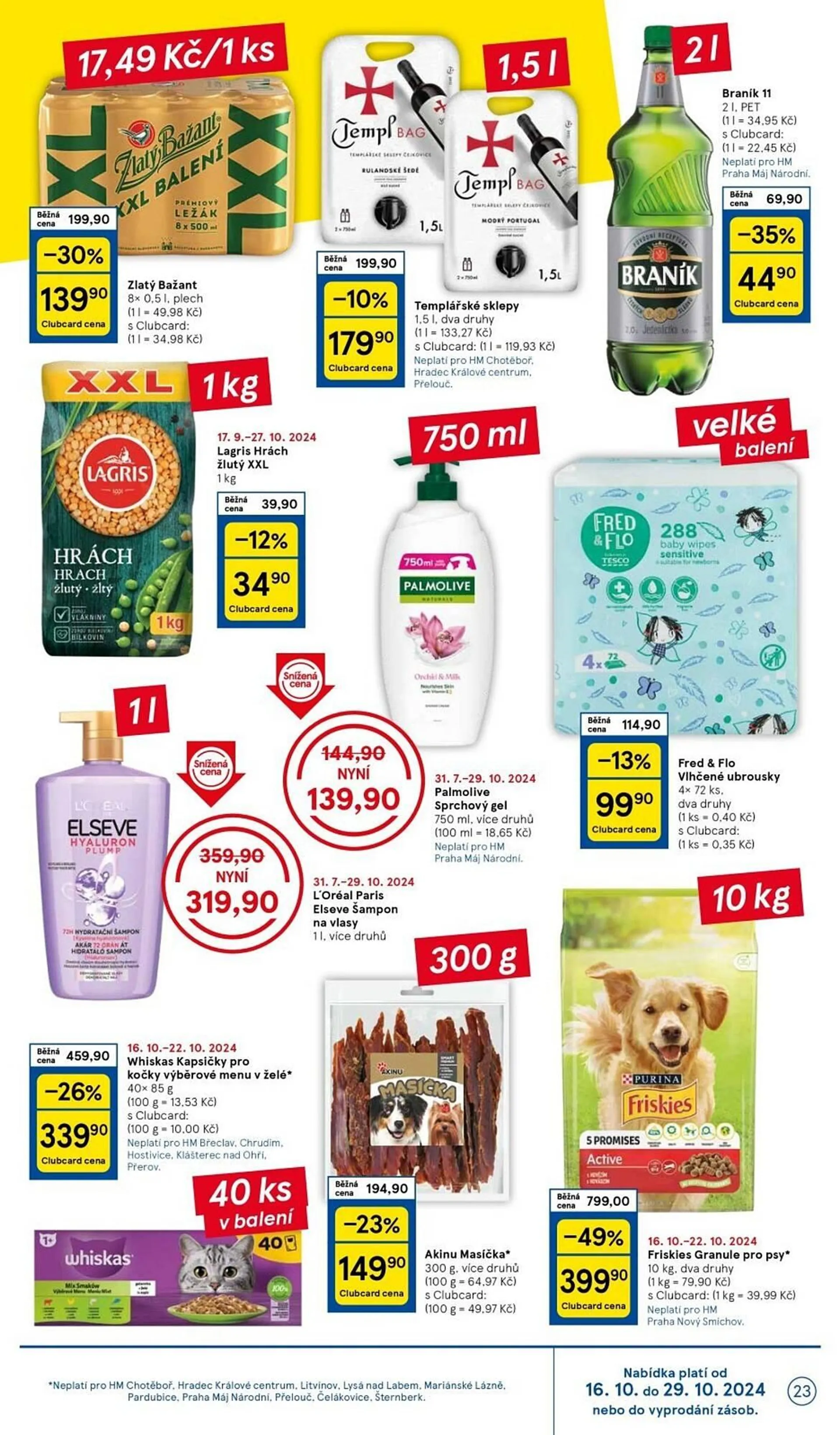 Tesco leták - 16. října 22. října 2024 - Page 23