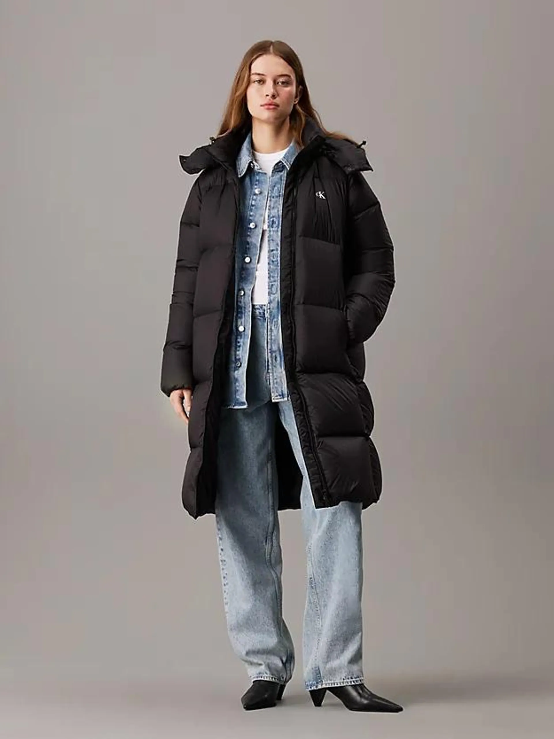 Long Down Puffer Coat