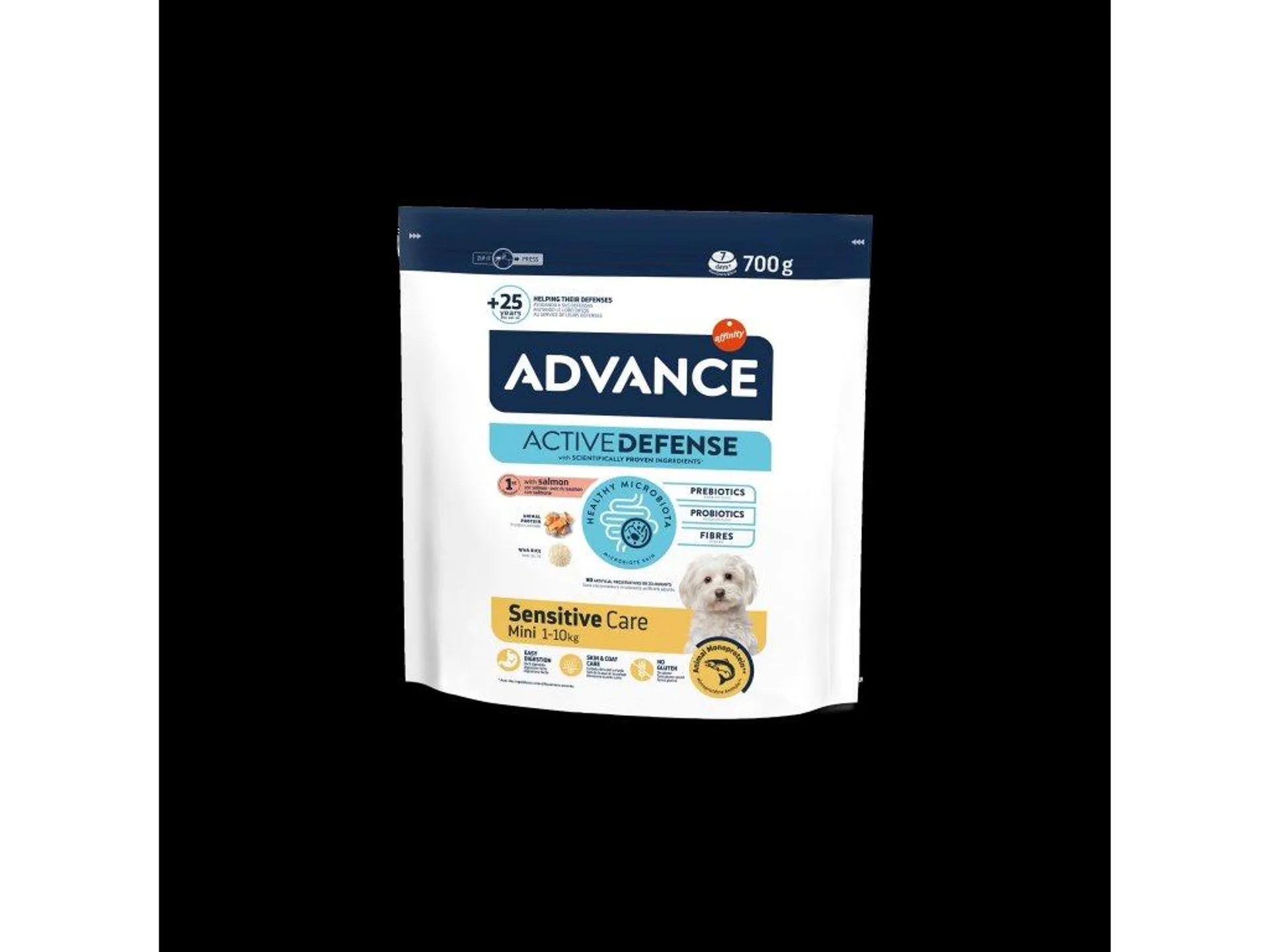 Advance adult mini sensitive losos a ryze 700g