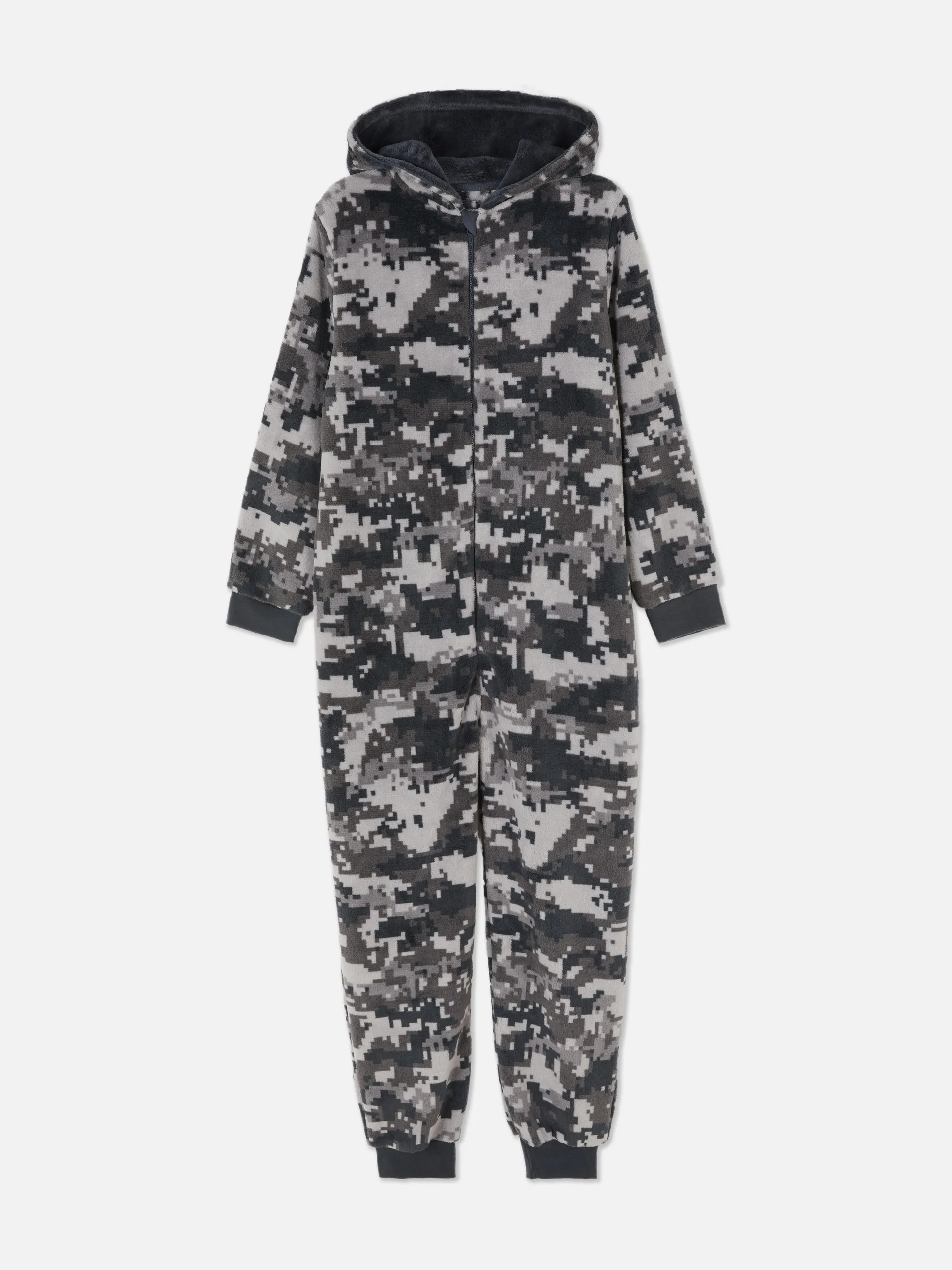 Maskáčové onesie na zip