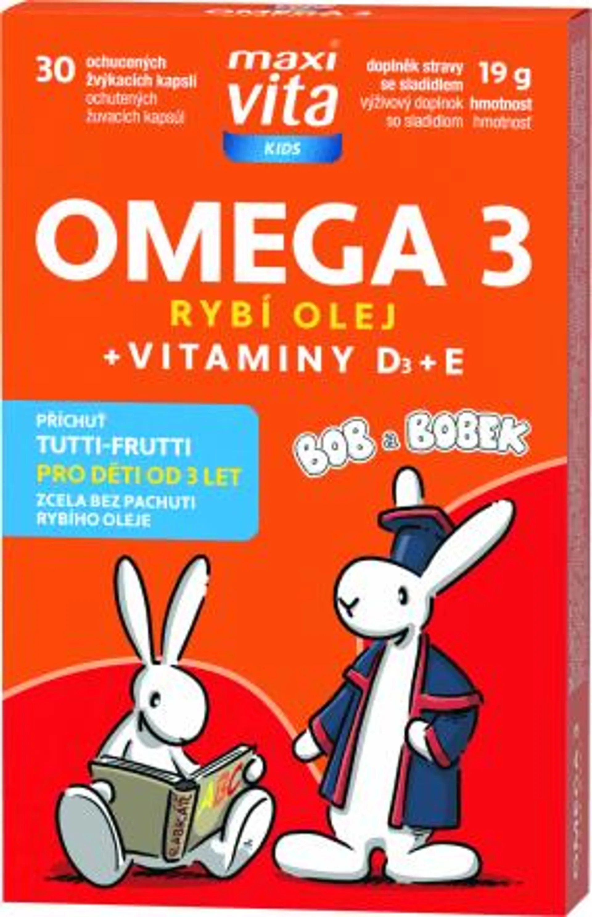 Omega 3 kapsle rybí olej, 30 ks