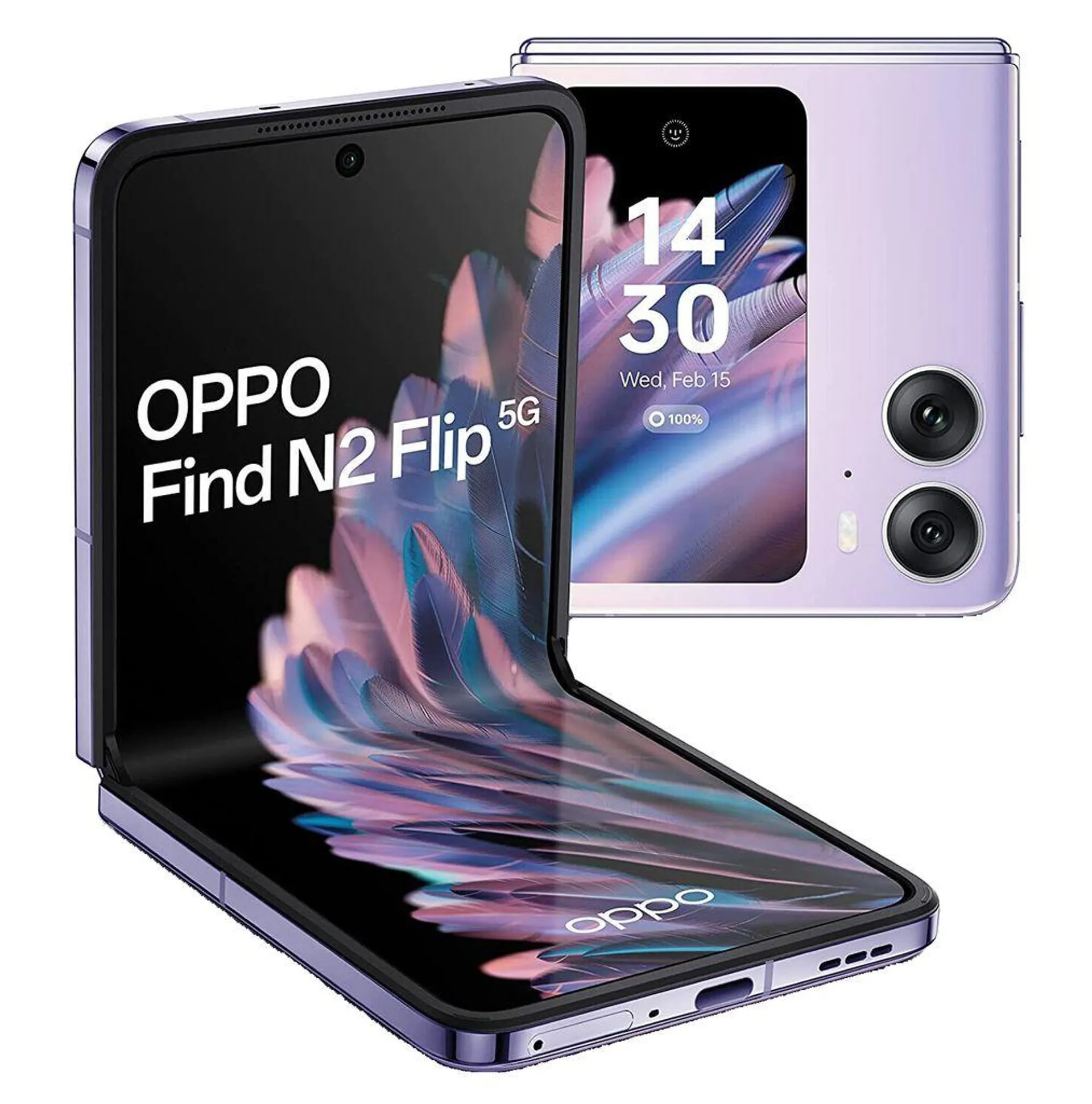 OPPO Find N2 Flip 5G Dual-SIM 256 GB fialová